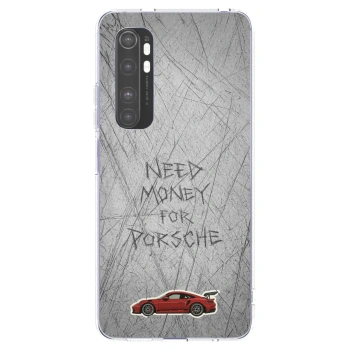 Picasee silikónový prehľadný obal pre Xiaomi Mi Note 10 Lite - Garage Scratch