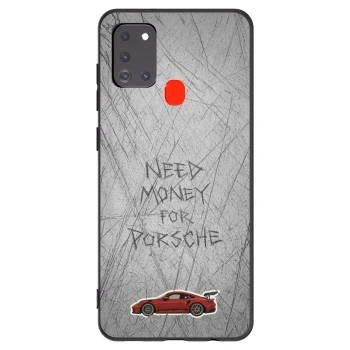 Picasee silikónový čierny obal pre Samsung Galaxy A21s - Garage Scratch