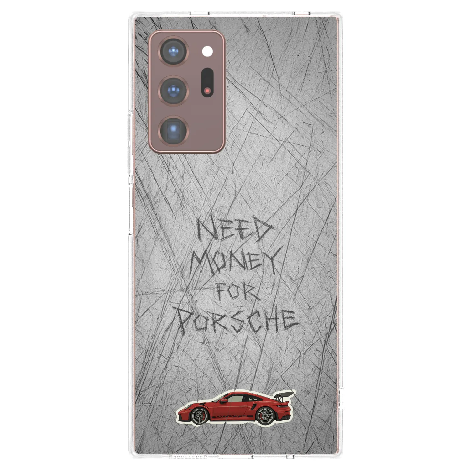 Picasee silikónový prehľadný obal pre Samsung Galaxy Note 20 Ultra - Garage Scratch