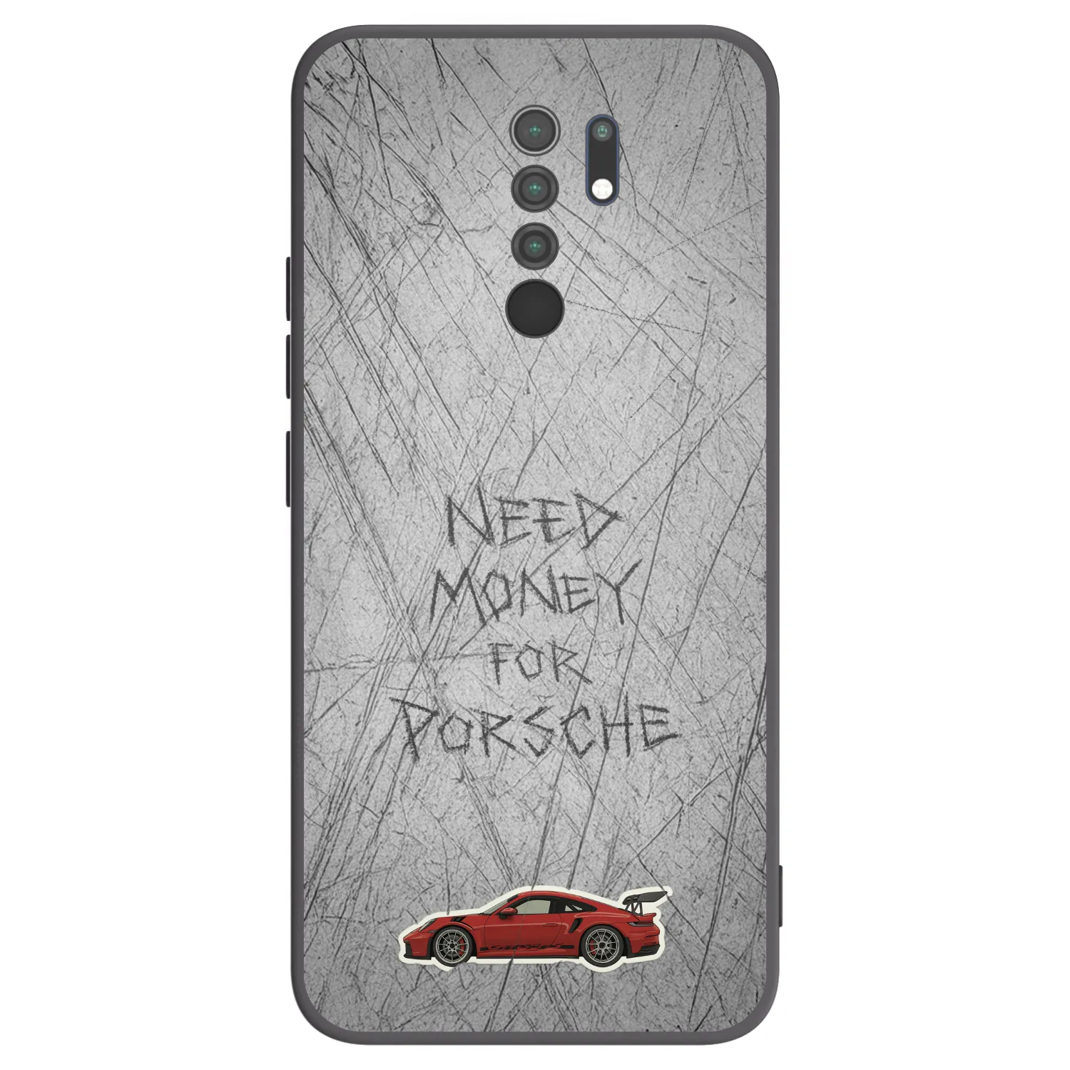 Picasee silikónový čierny obal pre Xiaomi Redmi 9 - Garage Scratch