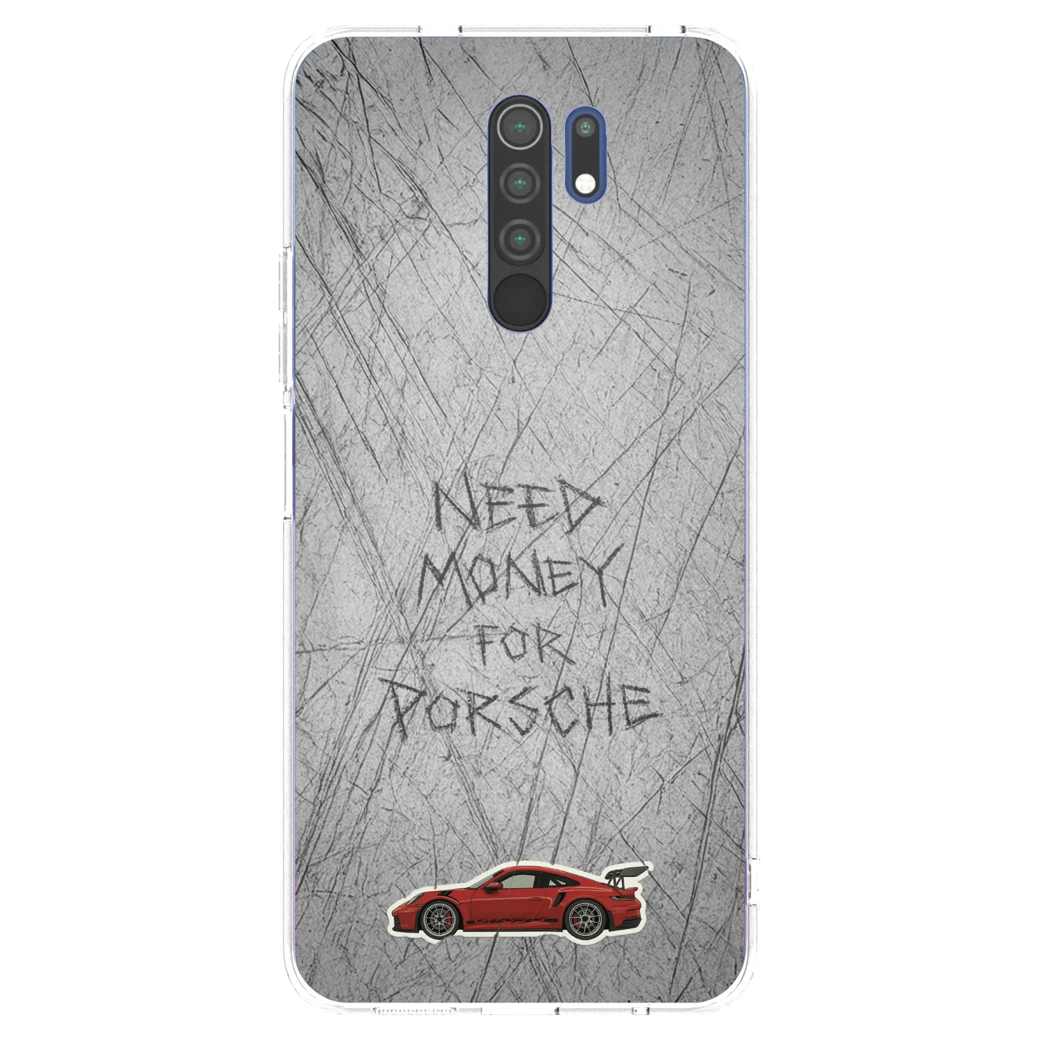 Picasee silikónový prehľadný obal pre Xiaomi Redmi 9 - Garage Scratch