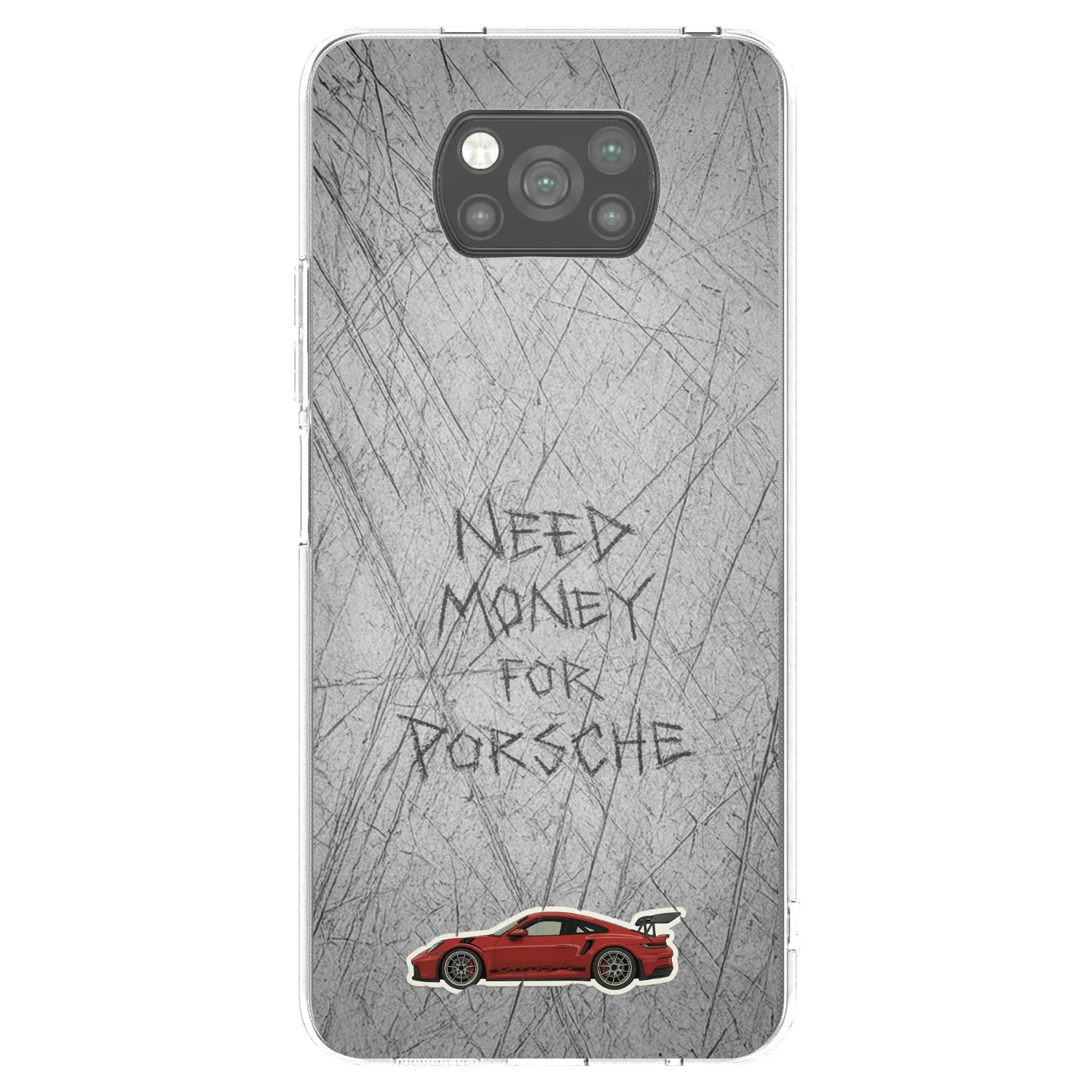 Picasee silikónový čierny obal pre Xiaomi Poco X3 - Garage Scratch