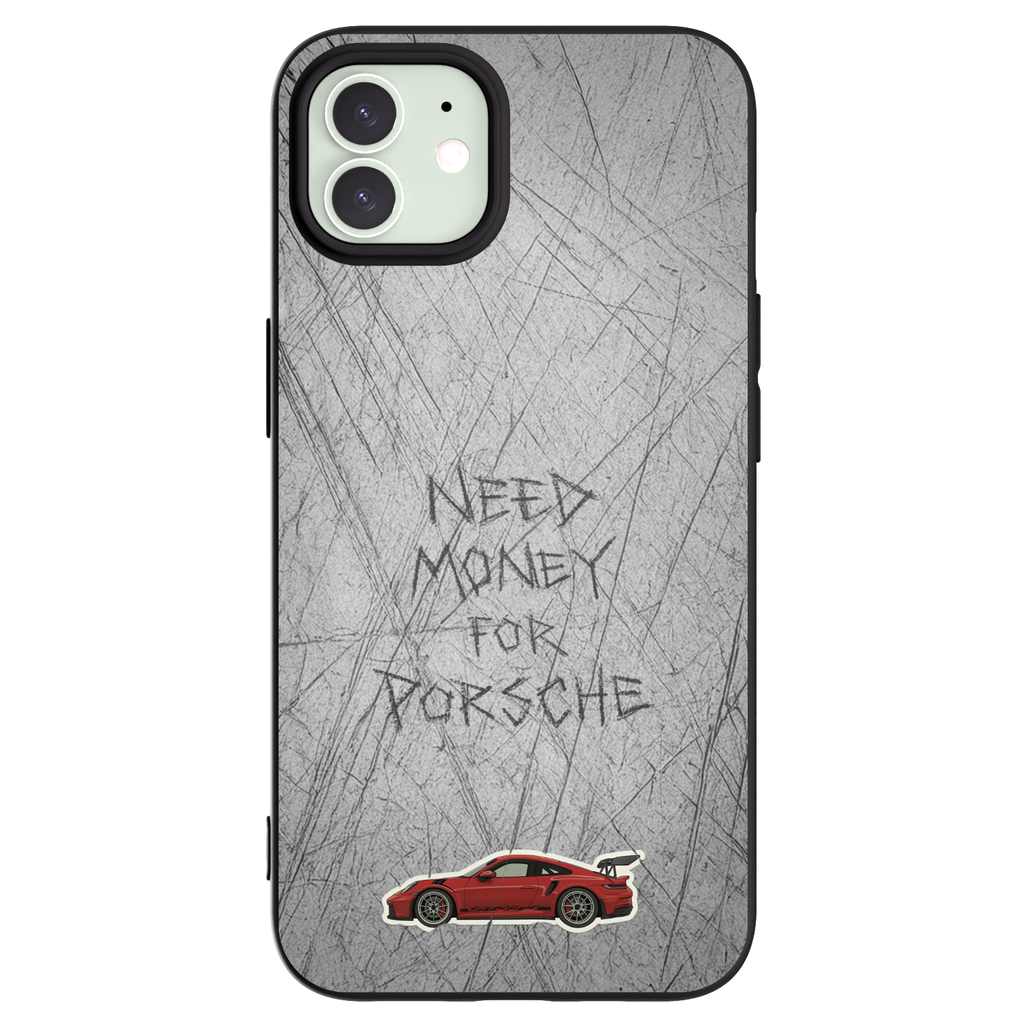 Picasee silikónový čierny obal pre Apple iPhone 12 - Garage Scratch