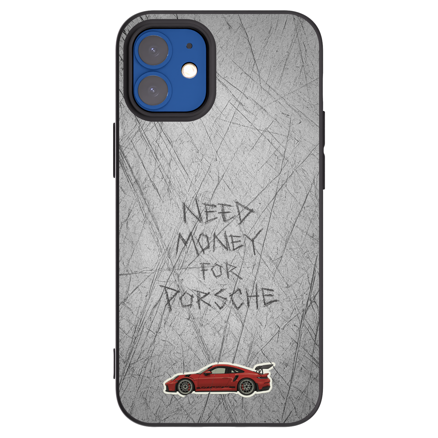 Picasee silikónový čierny obal pre Apple iPhone 12 mini - Garage Scratch