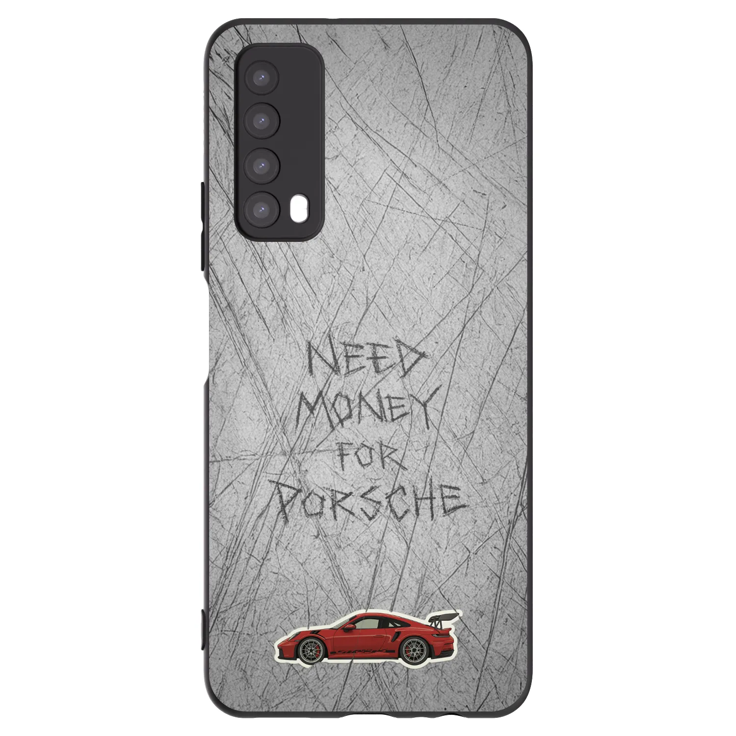 Picasee silikónový čierny obal pre Huawei P Smart 2021 - Garage Scratch