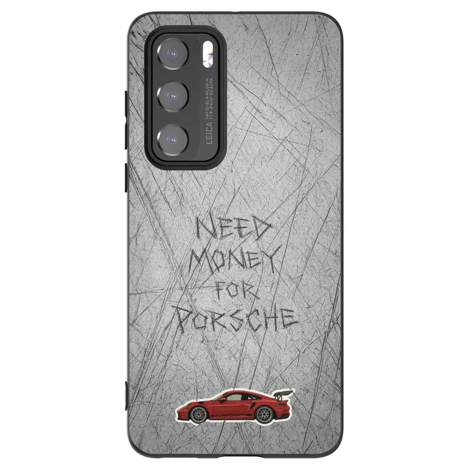 Picasee silikónový čierny obal pre Huawei P40 - Garage Scratch