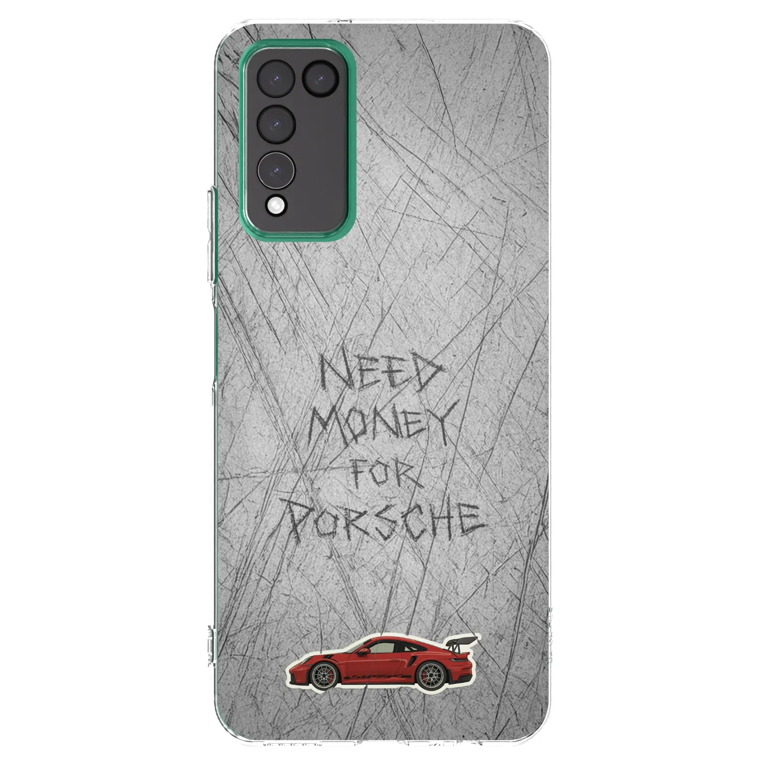 Picasee silikónový prehľadný obal pre Honor 10X Lite - Garage Scratch