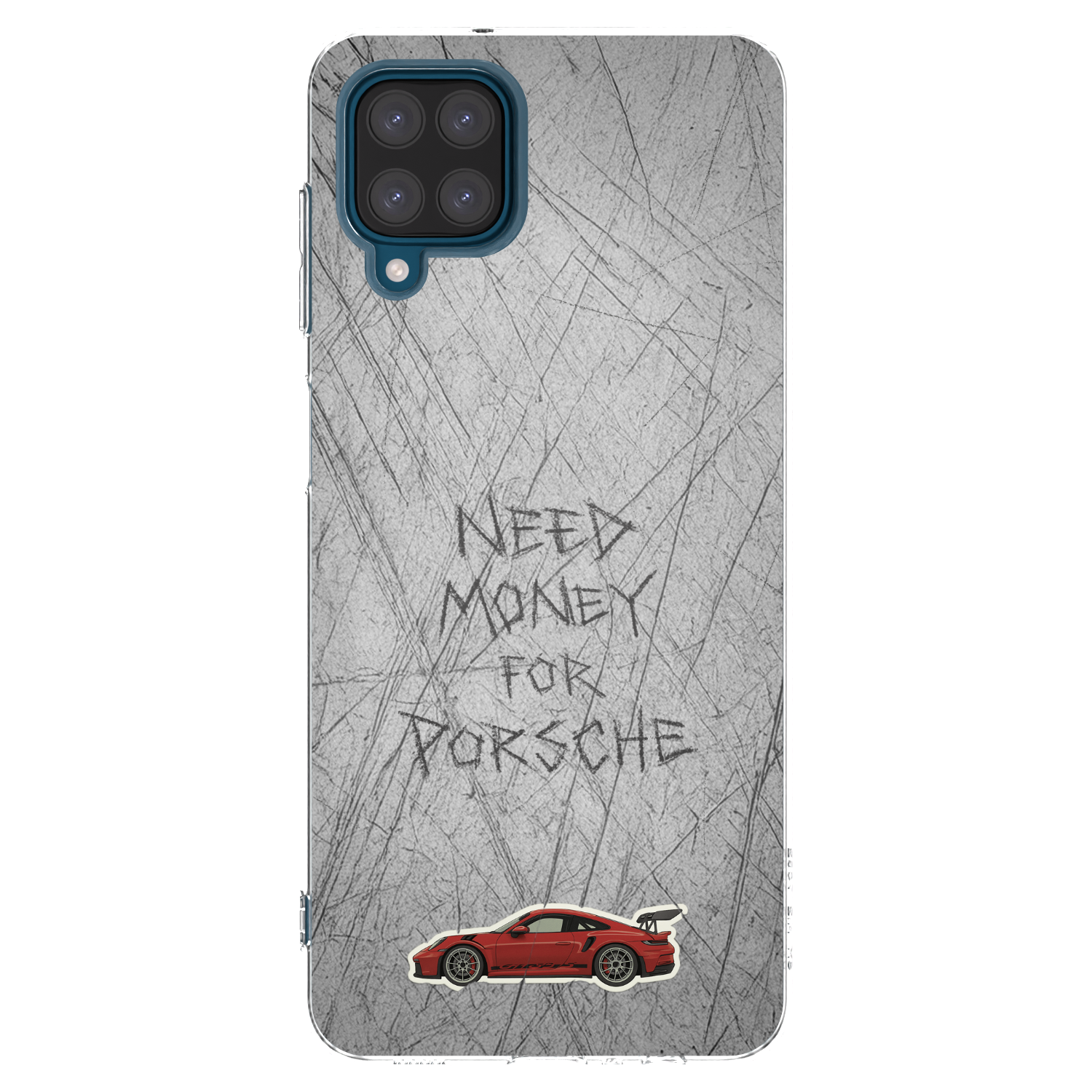 Picasee silikónový prehľadný obal pre Samsung Galaxy A12 A125F - Garage Scratch