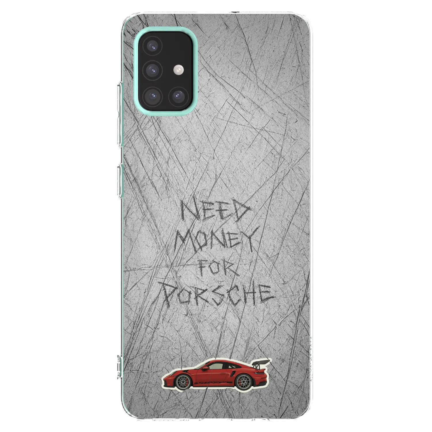 Picasee silikónový prehľadný obal pre Samsung Galaxy M31s - Garage Scratch