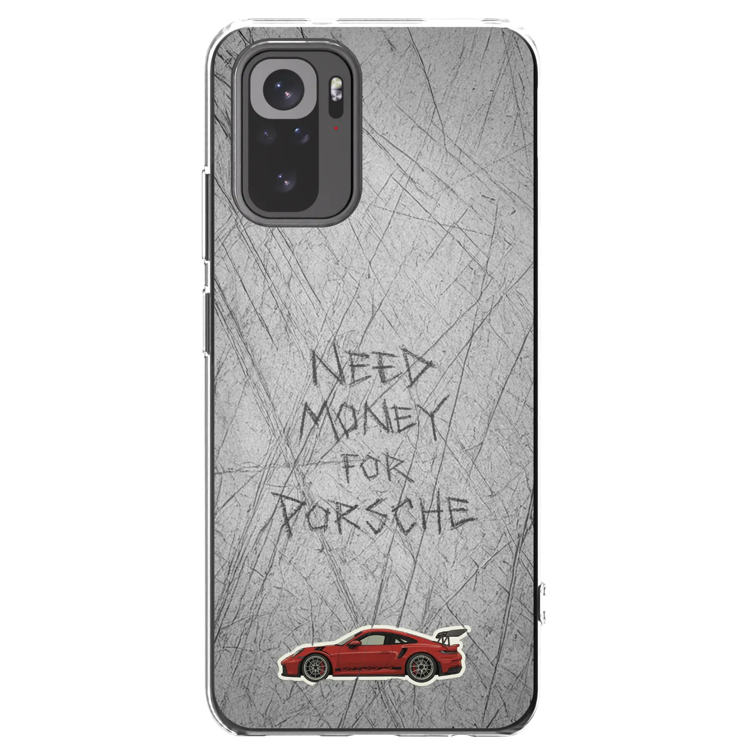 Picasee silikónový prehľadný obal pre Xiaomi Redmi Note 10 - Garage Scratch