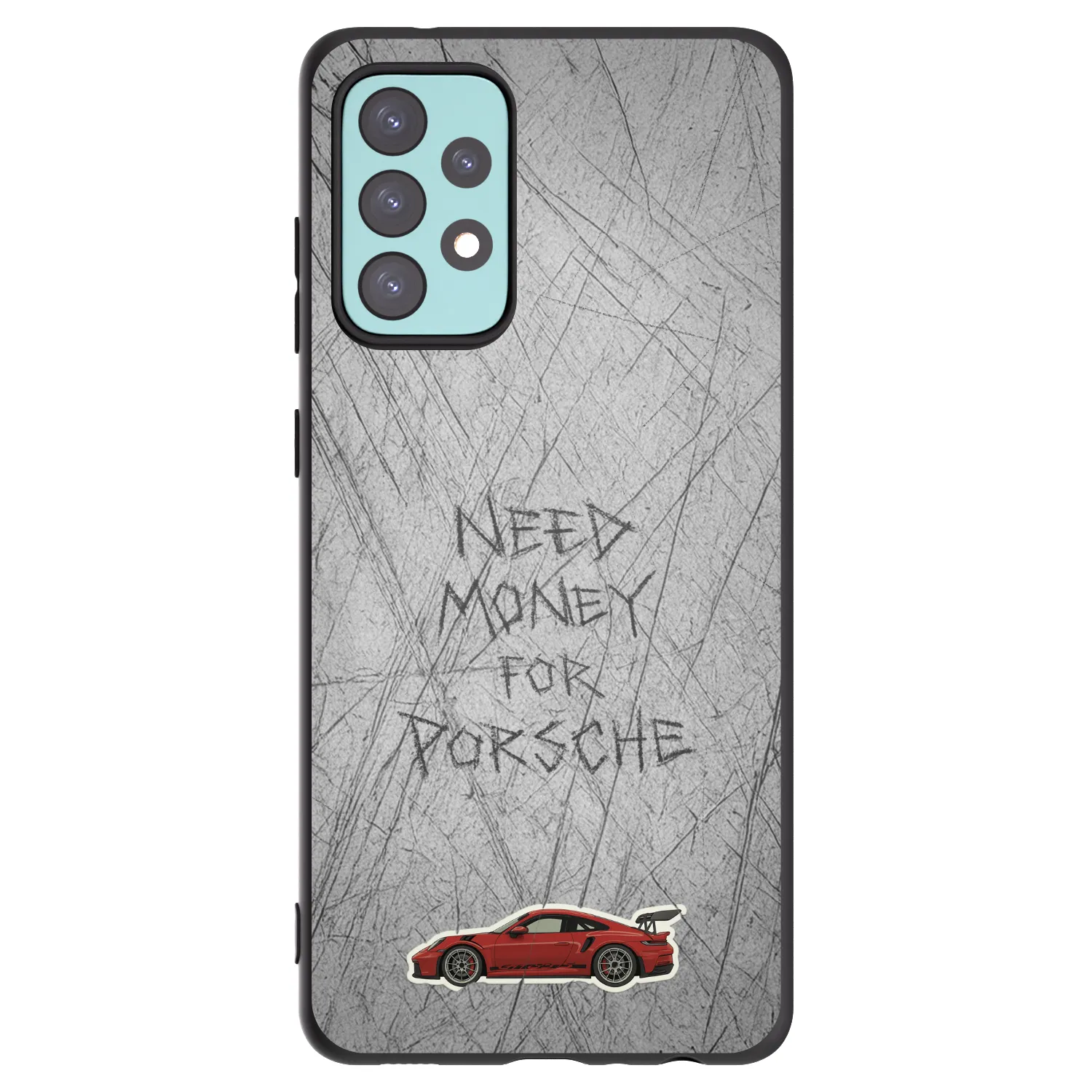 Picasee silikónový čierny obal pre Samsung Galaxy A72 A725F - Garage Scratch