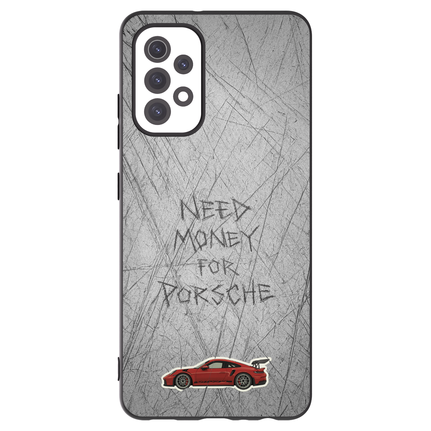 Picasee silikónový čierny obal pre Samsung Galaxy A32 5G A326B - Garage Scratch