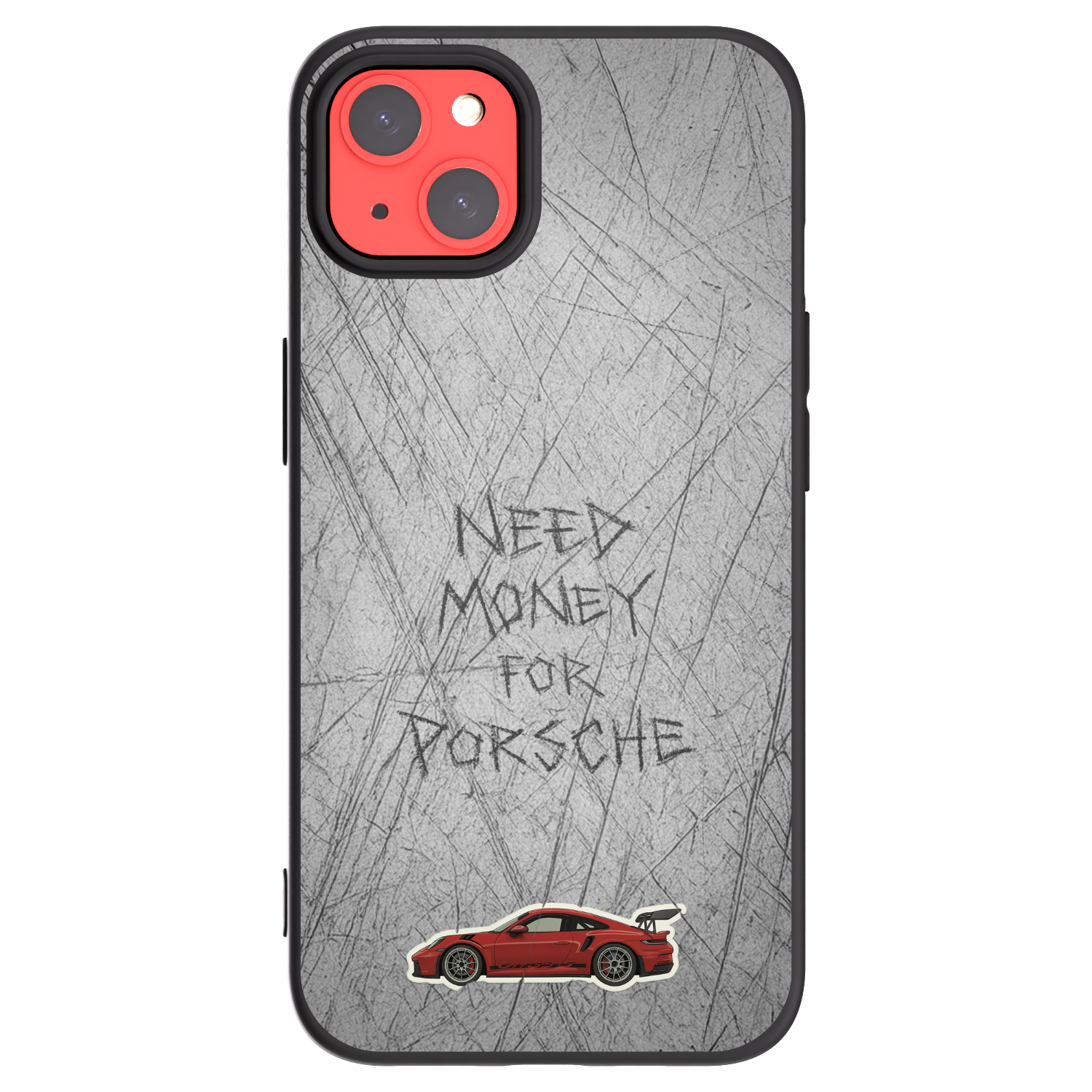 Picasee silikónový čierny obal pre Apple iPhone 13 - Garage Scratch