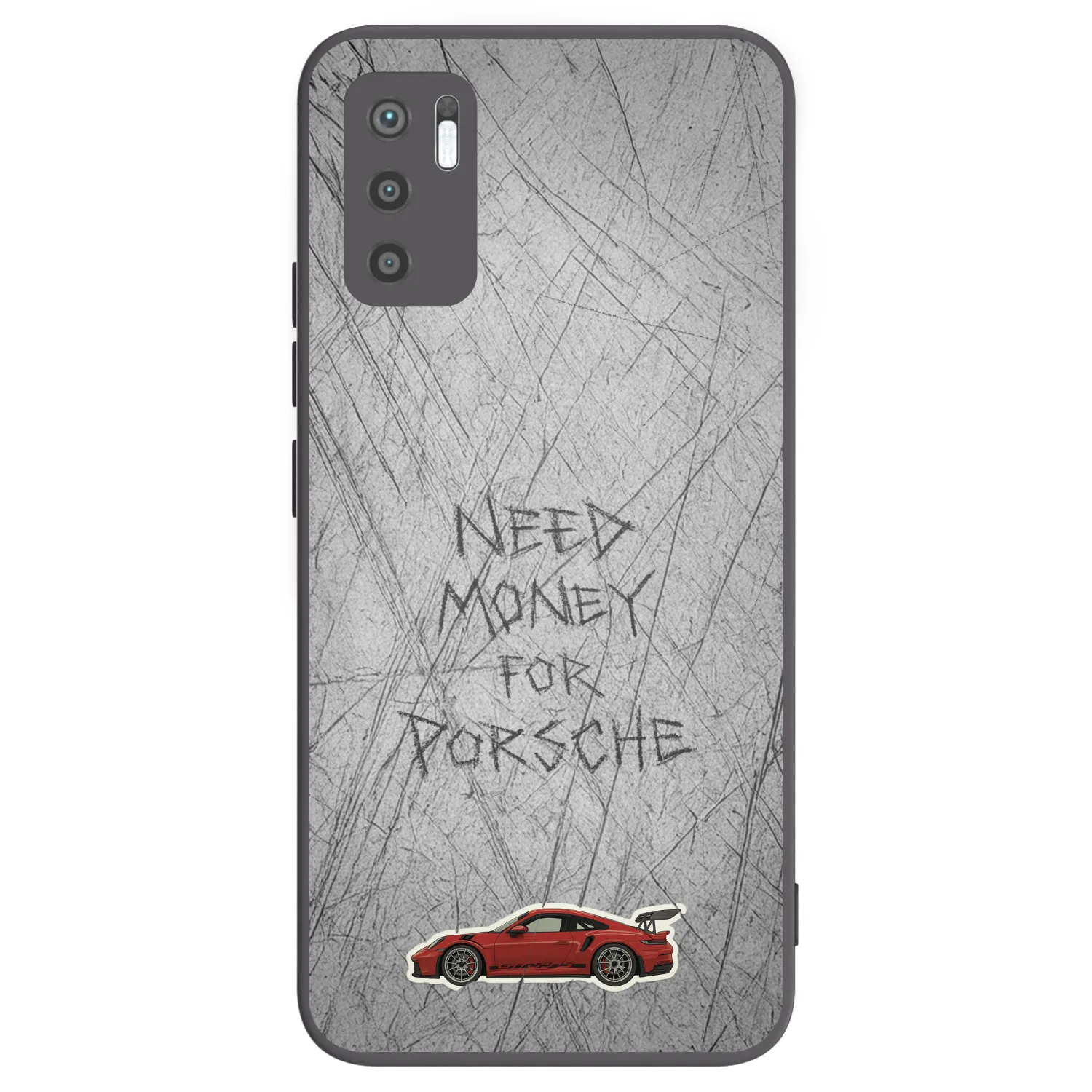 Picasee silikónový čierny obal pre Xiaomi Redmi Note 10 5G - Garage Scratch