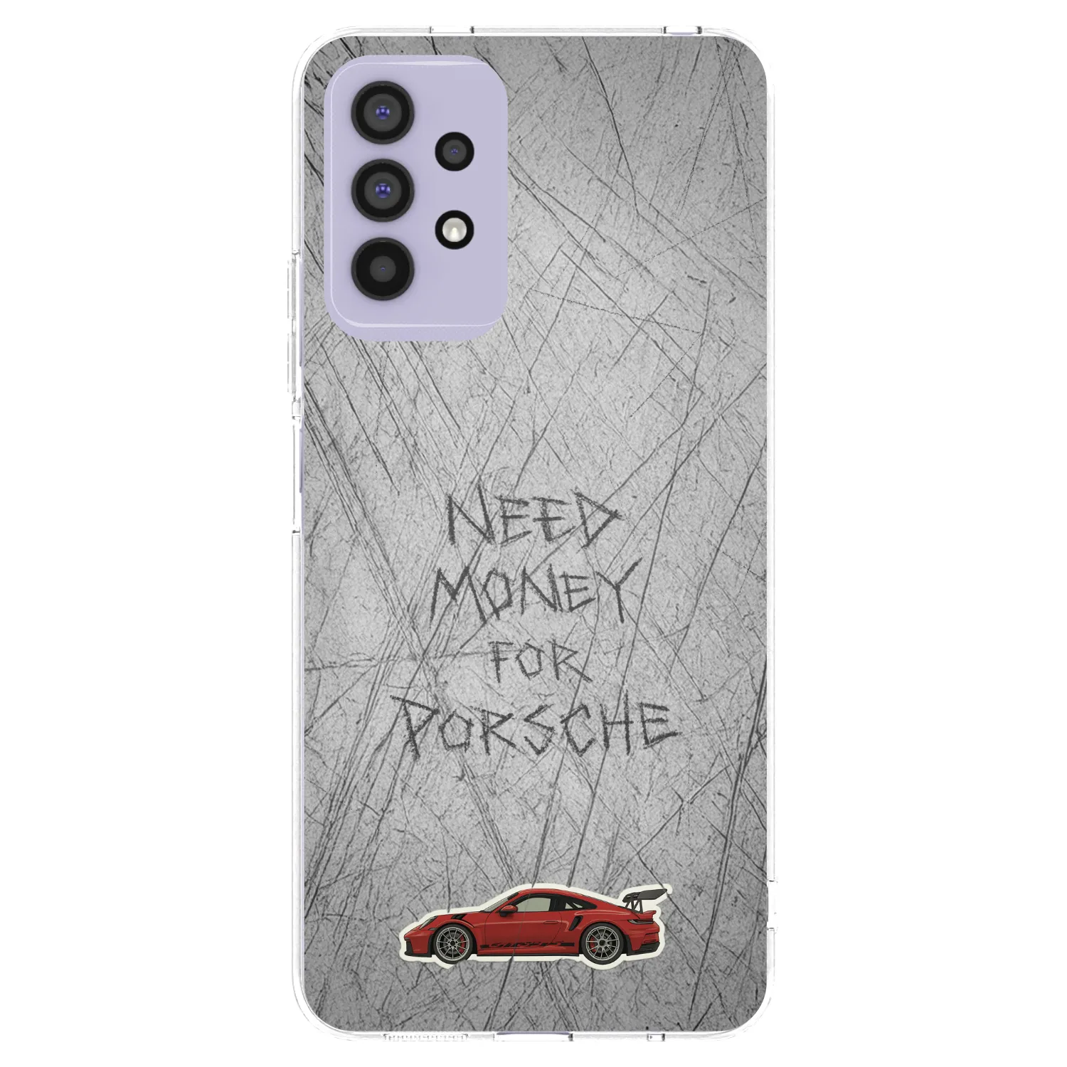 Picasee silikónový prehľadný obal pre Samsung Galaxy A32 4G SM-A325F - Garage Scratch
