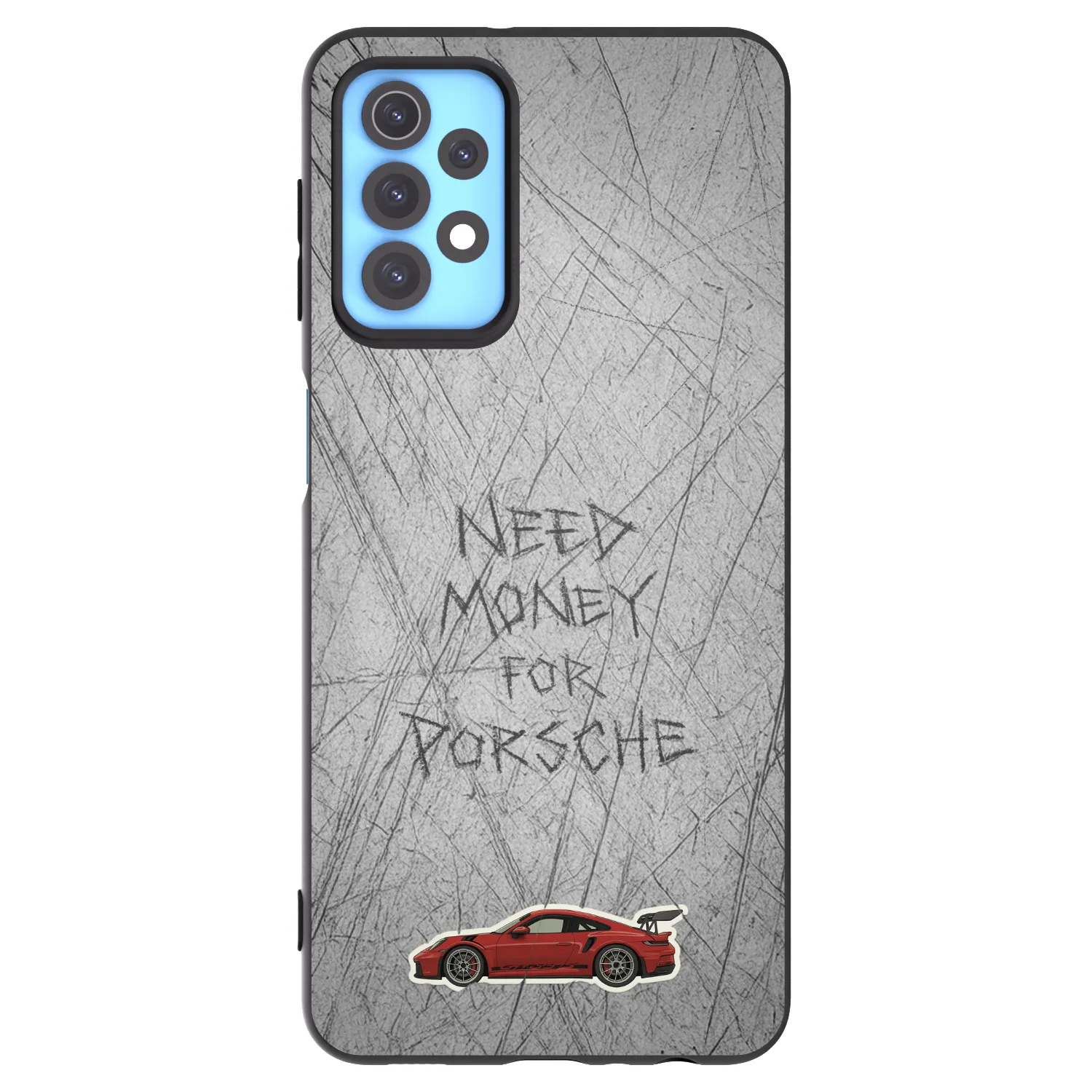 Picasee silikónový čierny obal pre Samsung Galaxy A32 4G SM-A325F - Garage Scratch