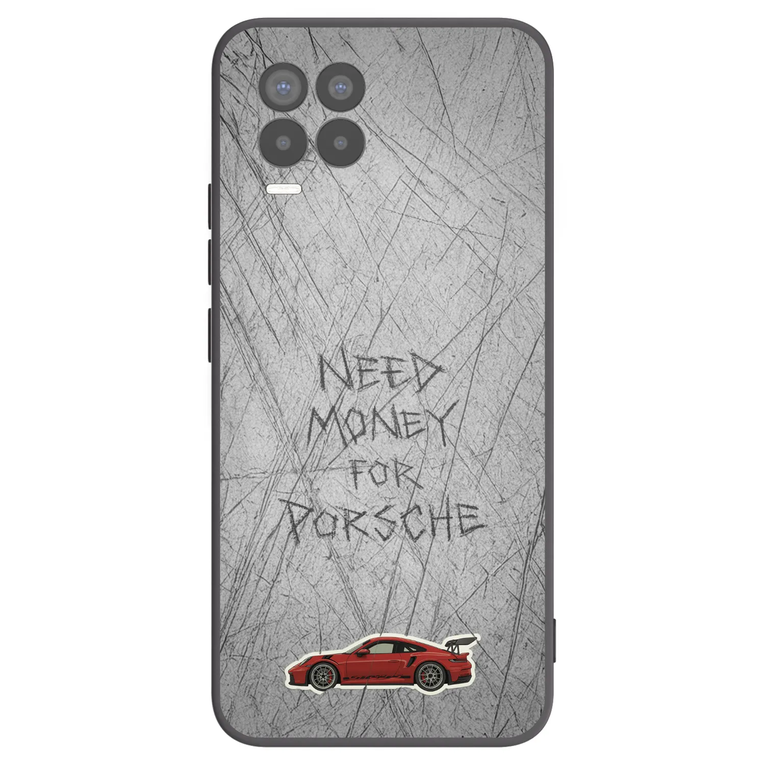 Picasee silikónový čierny obal pre Realme 8 4G - Garage Scratch