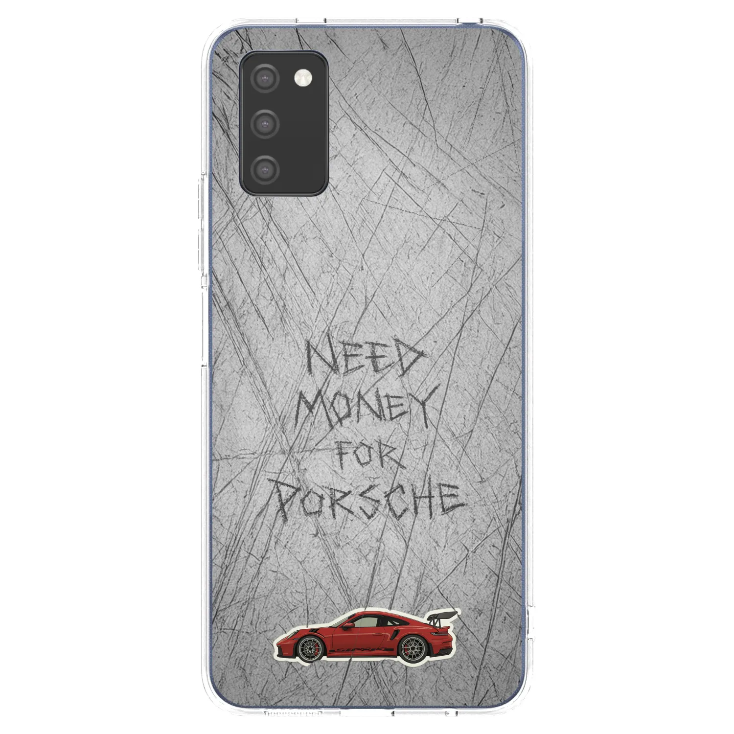 Picasee silikónový prehľadný obal pre Samsung Galaxy A02s A025G - Garage Scratch