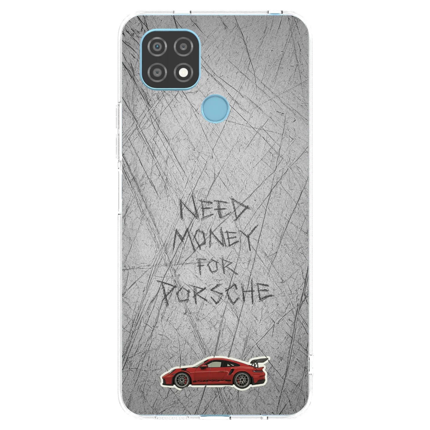 Picasee silikónový prehľadný obal pre Realme C21 - Garage Scratch