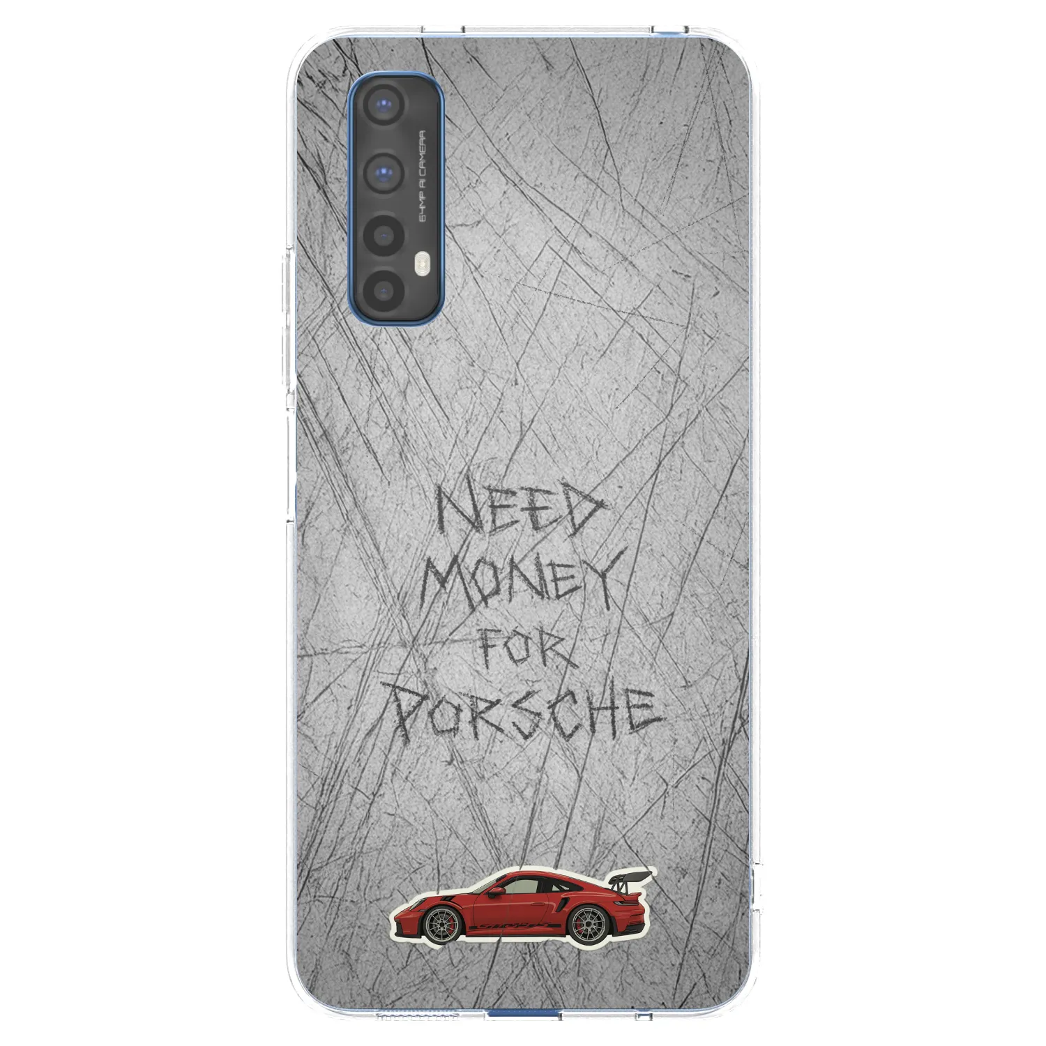 Picasee silikónový prehľadný obal pre Realme 7 - Garage Scratch