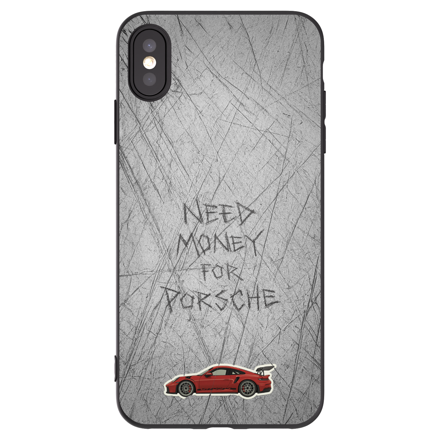 Picasee silikónový čierny obal pre Apple iPhone XS Max - Garage Scratch