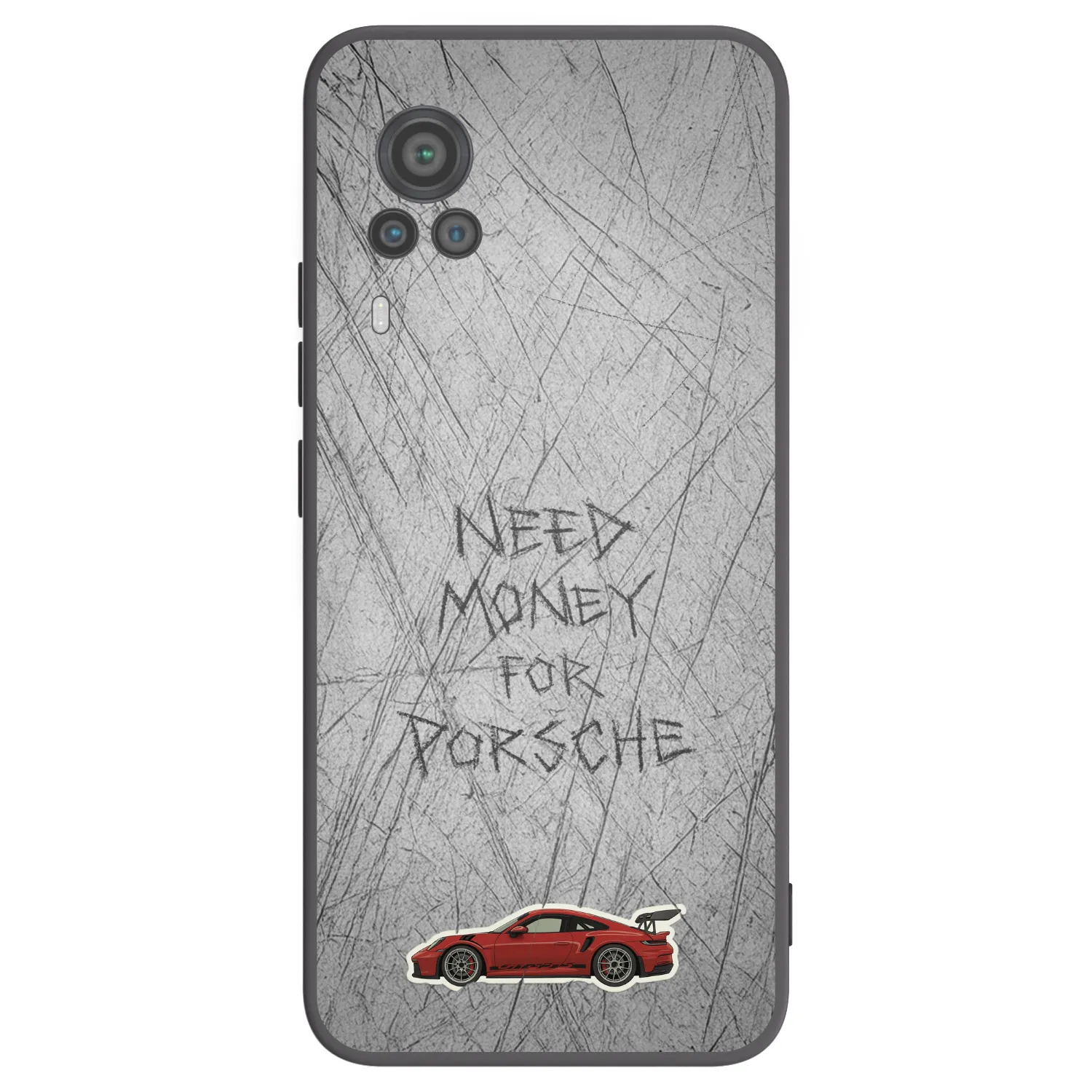 Picasee silikónový čierny obal pre Vivo X60 Pro 5G - Garage Scratch