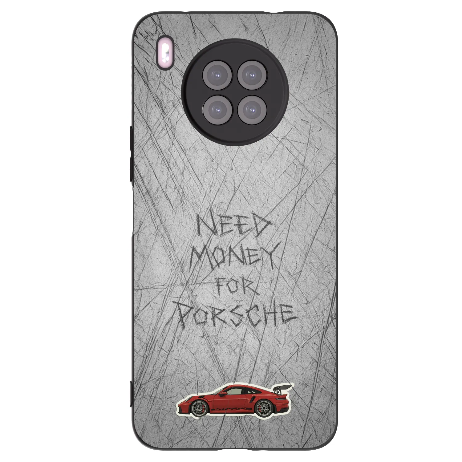 Picasee silikónový čierny obal pre Huawei Nova 8i - Garage Scratch
