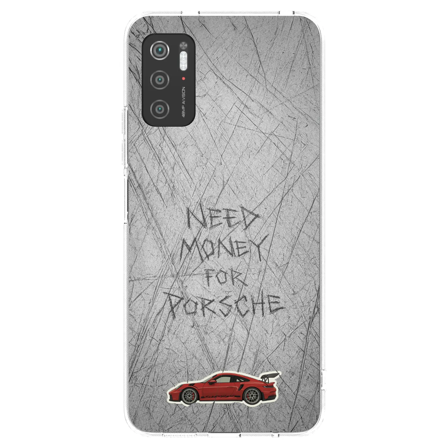 Silikónový prehľadný obal pre Xiaomi Poco M3 Pro 5G - Garage Scratch