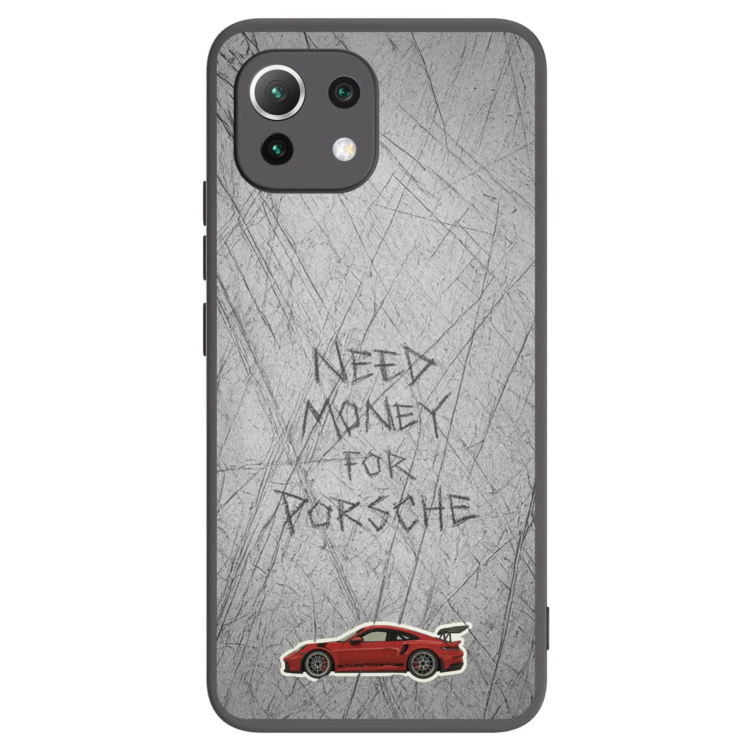 Picasee silikónový čierny obal pre Xiaomi 11 Lite 5G NE - Garage Scratch