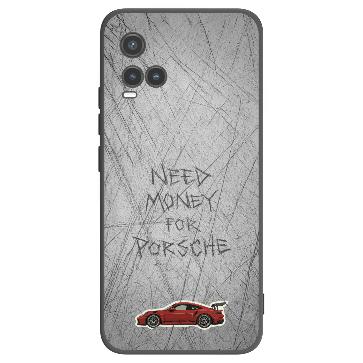 Picasee silikónový čierny obal pre Vivo Y33s - Garage Scratch