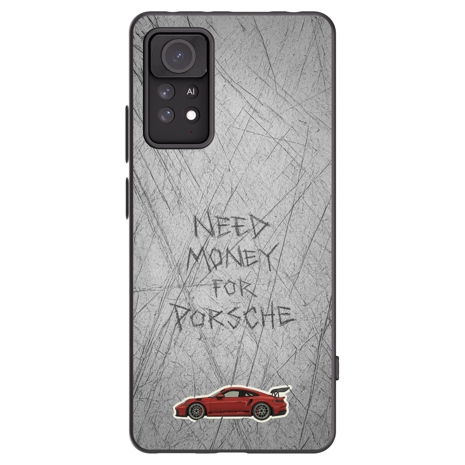 Picasee silikónový čierny obal pre Xiaomi Redmi Note 11 Pro 5G - Garage Scratch