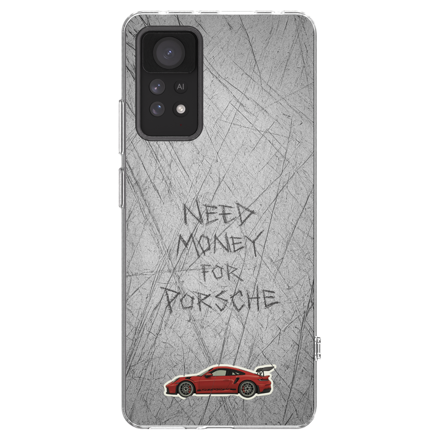 Picasee silikónový prehľadný obal pre Xiaomi Redmi Note 11 Pro 5G - Garage Scratch