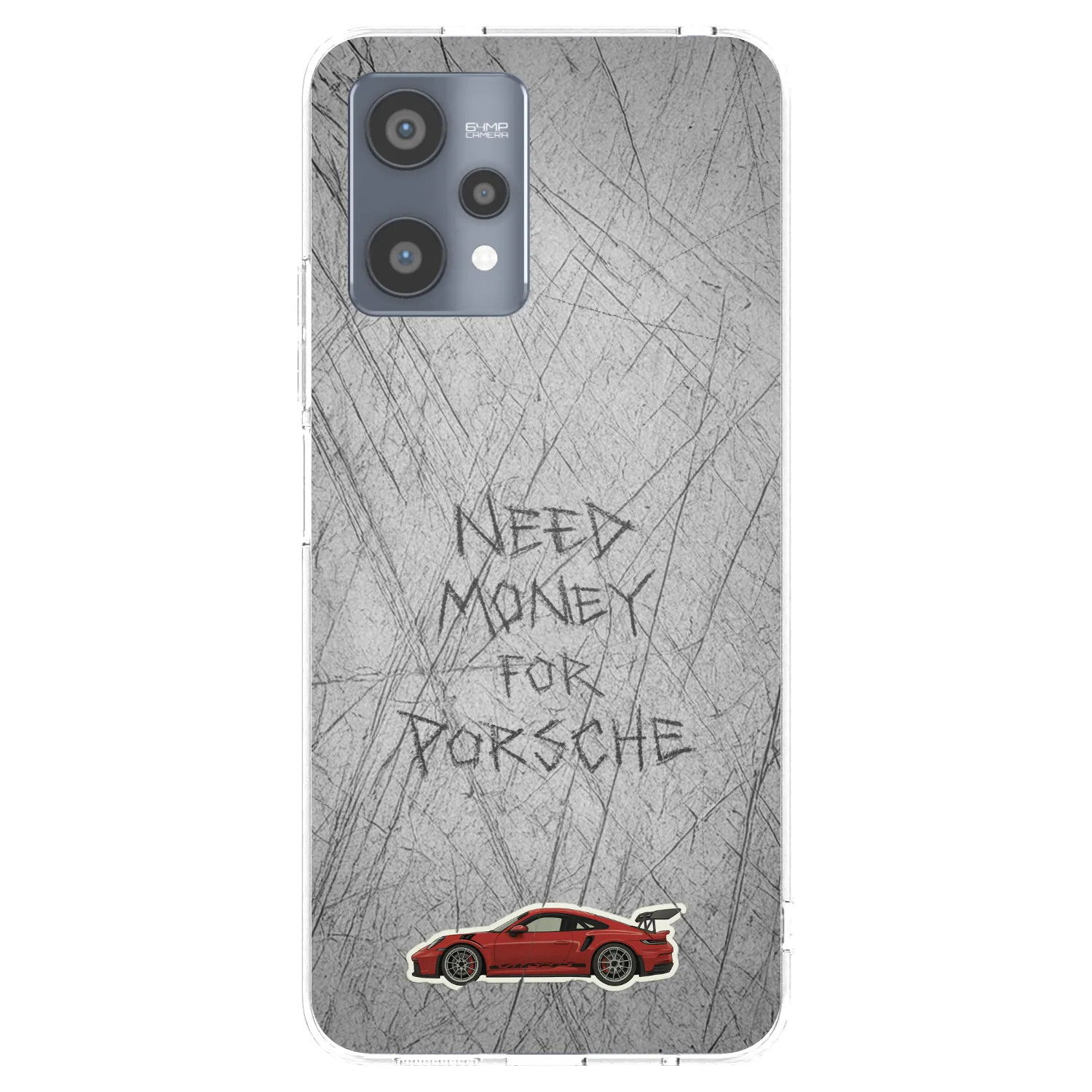 Picasee silikónový prehľadný obal pre Realme 9 Pro 5G - Garage Scratch