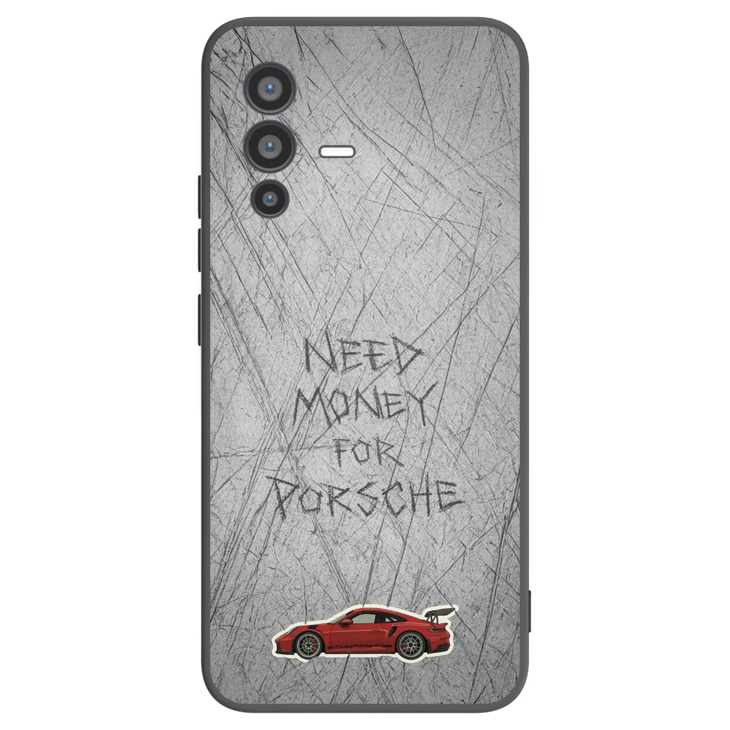 Picasee silikónový čierny obal pre Vivo V23 5G - Garage Scratch