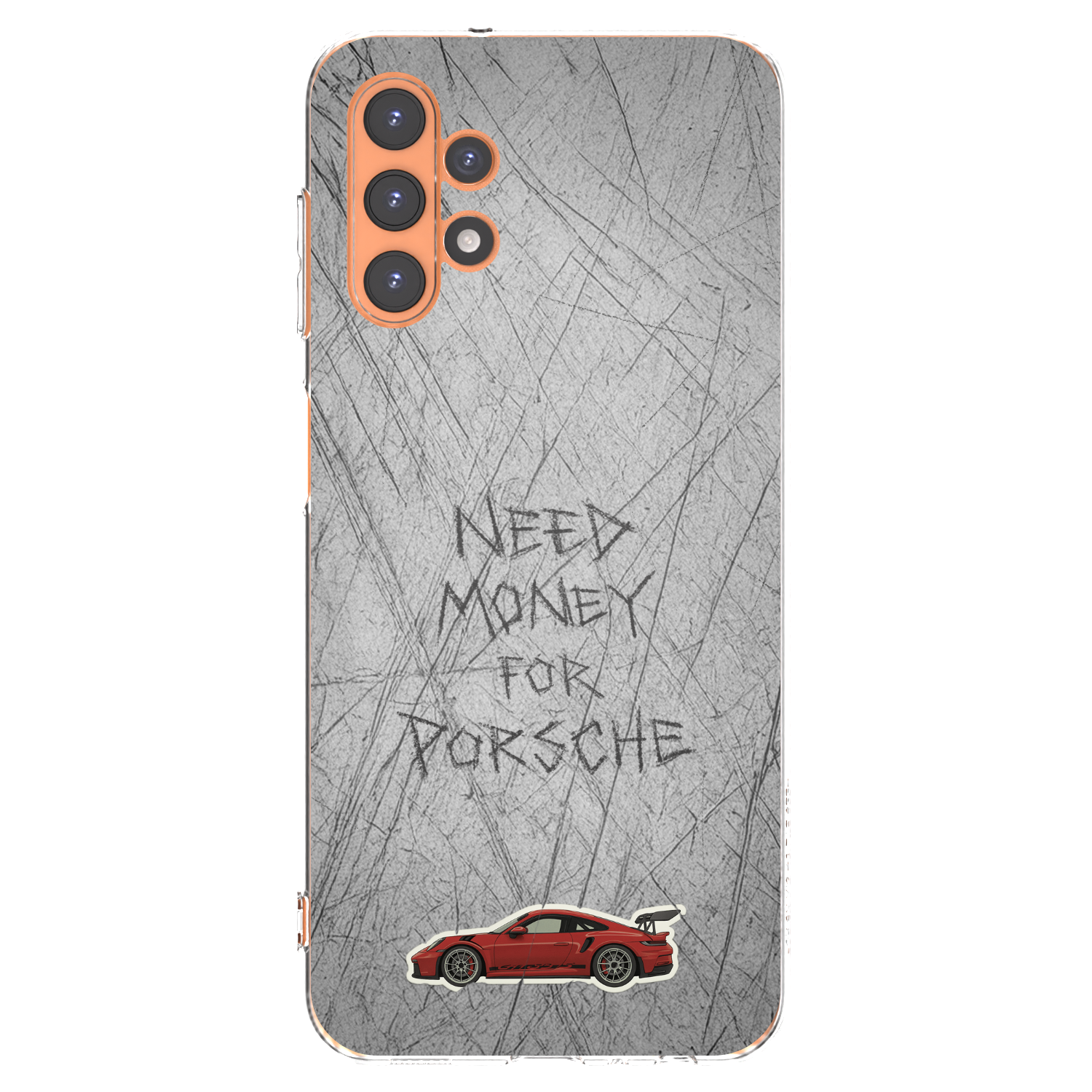Picasee silikónový prehľadný obal pre Samsung Galaxy A13 4G A135 - Garage Scratch