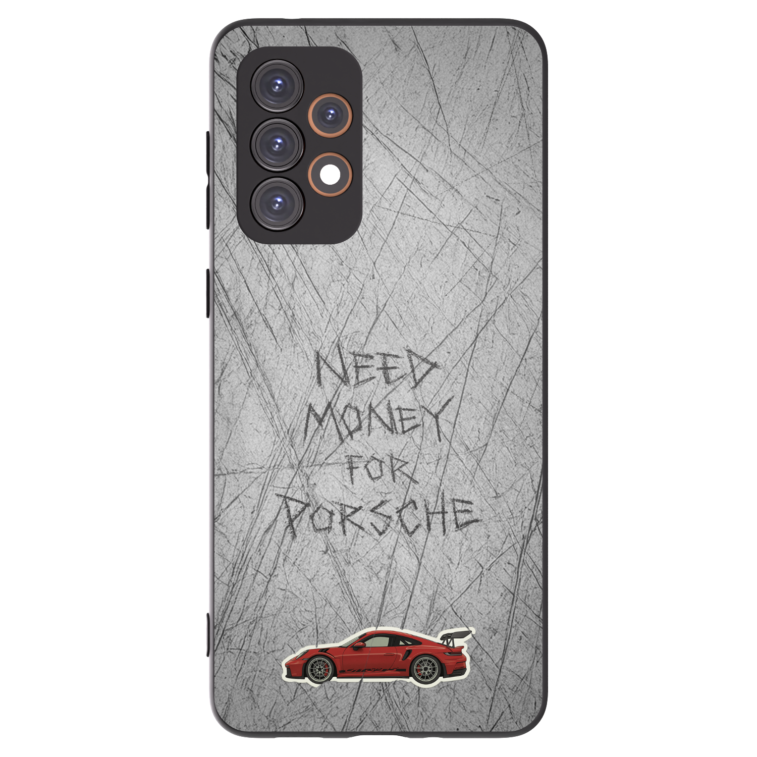 Picasee silikónový čierny obal pre Samsung Galaxy A33 5G A336 - Garage Scratch