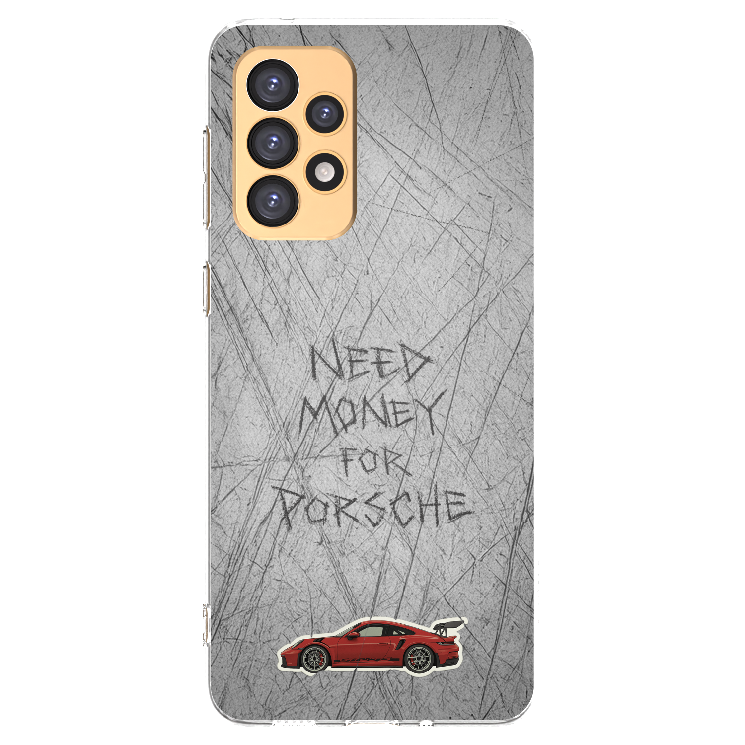 Picasee silikónový prehľadný obal pre Samsung Galaxy A33 5G A336 - Garage Scratch