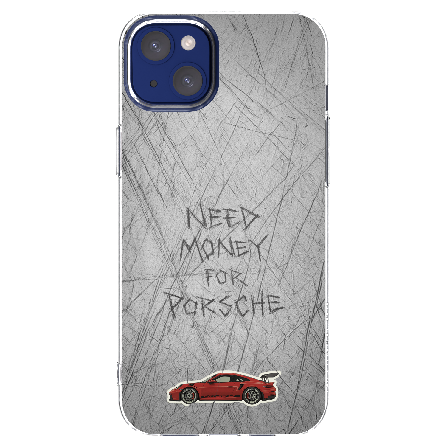 Picasee silikónový prehľadný obal pre Apple iPhone 14 Plus - Garage Scratch
