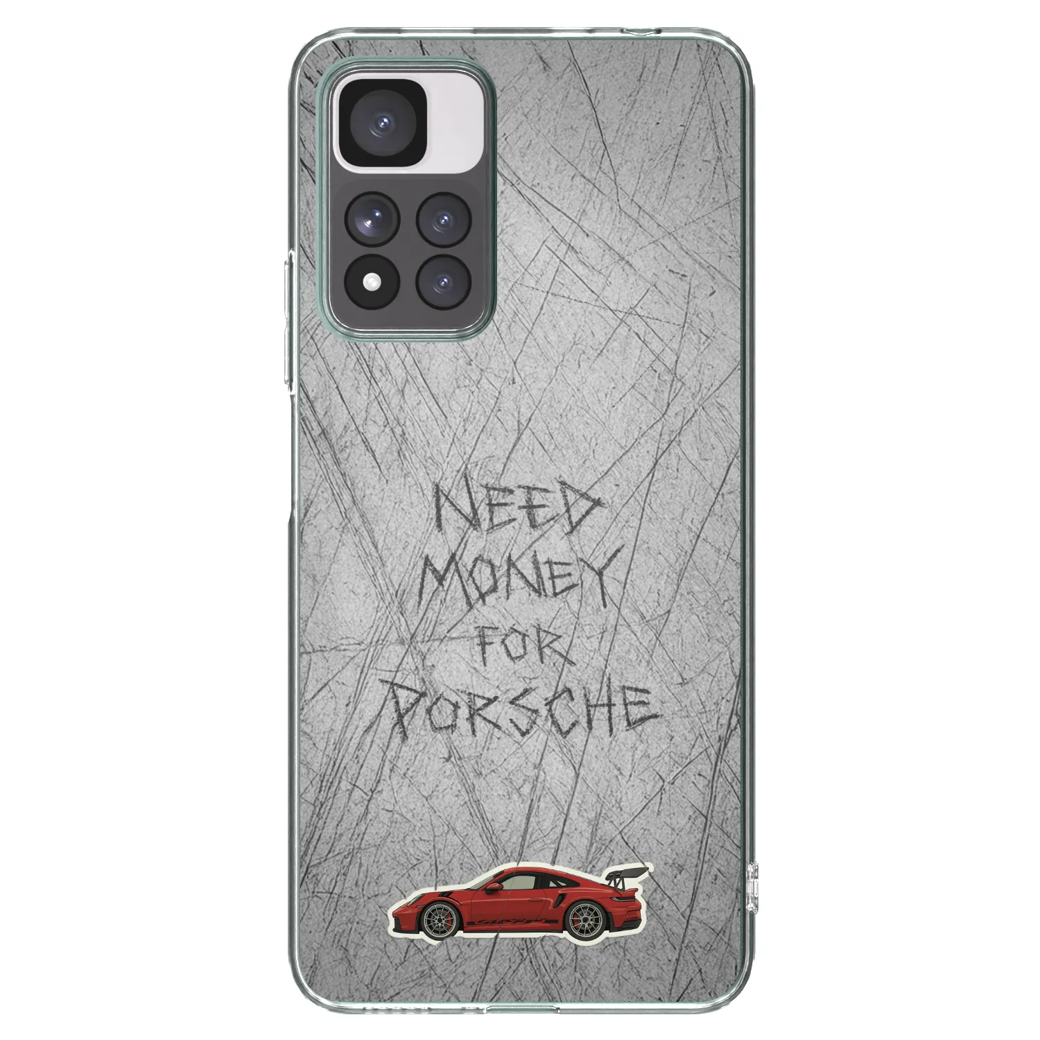 Picasee silikónový prehľadný obal pre Xiaomi Redmi Note 11 Pro+ 5G - Garage Scratch