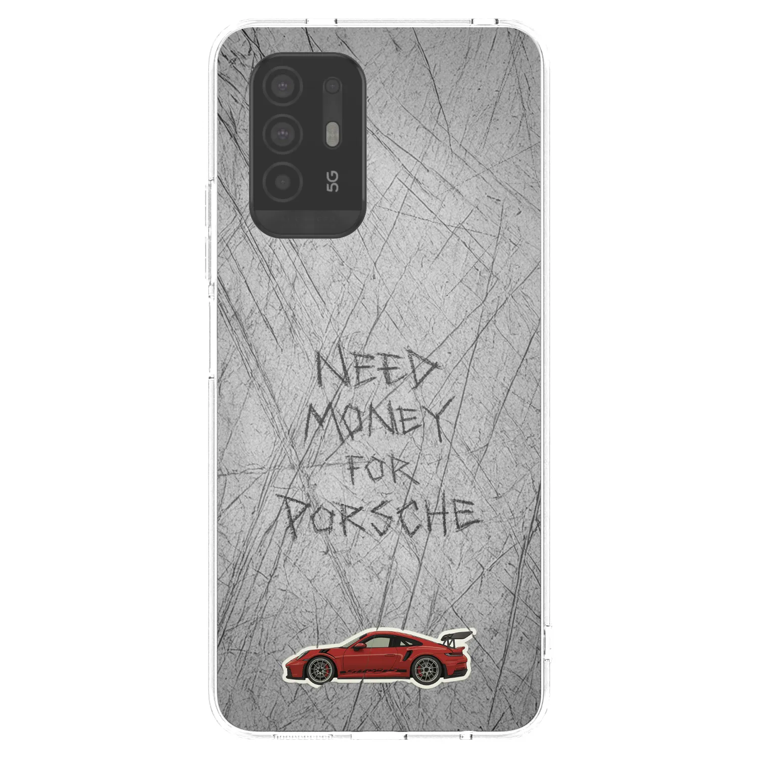 Picasee silikónový prehľadný obal pre OPPO A94 5G - Garage Scratch