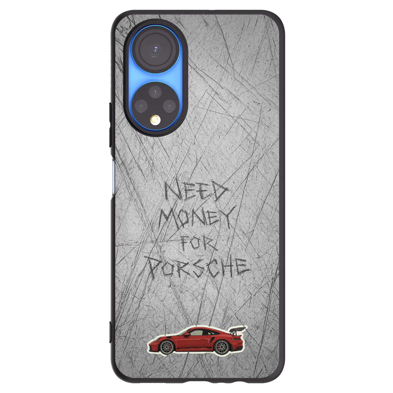 Picasee silikónový čierny obal pre Honor X7 - Garage Scratch