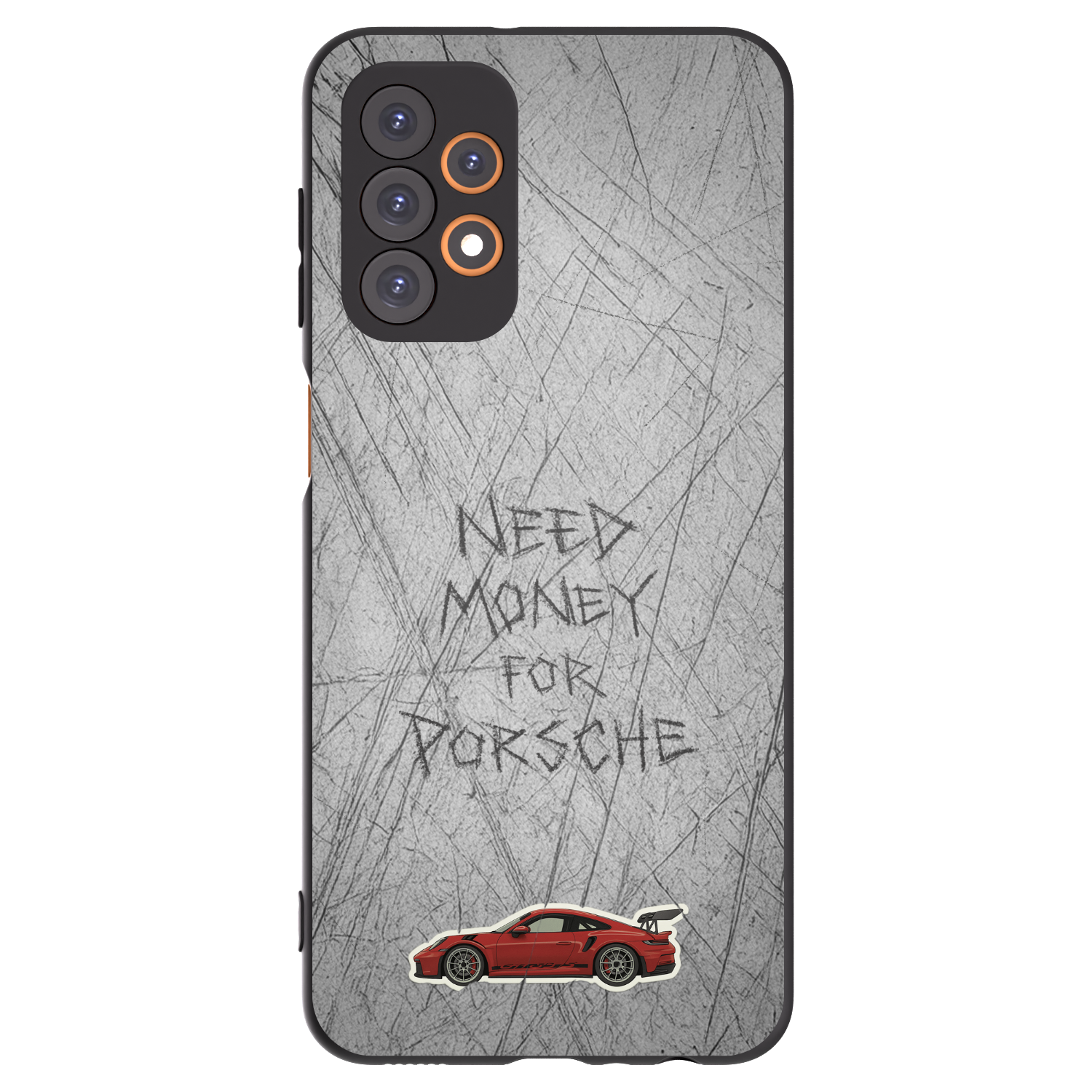 Picasee silikónový čierny obal pre Samsung Galaxy A23 A235F 4G - Garage Scratch