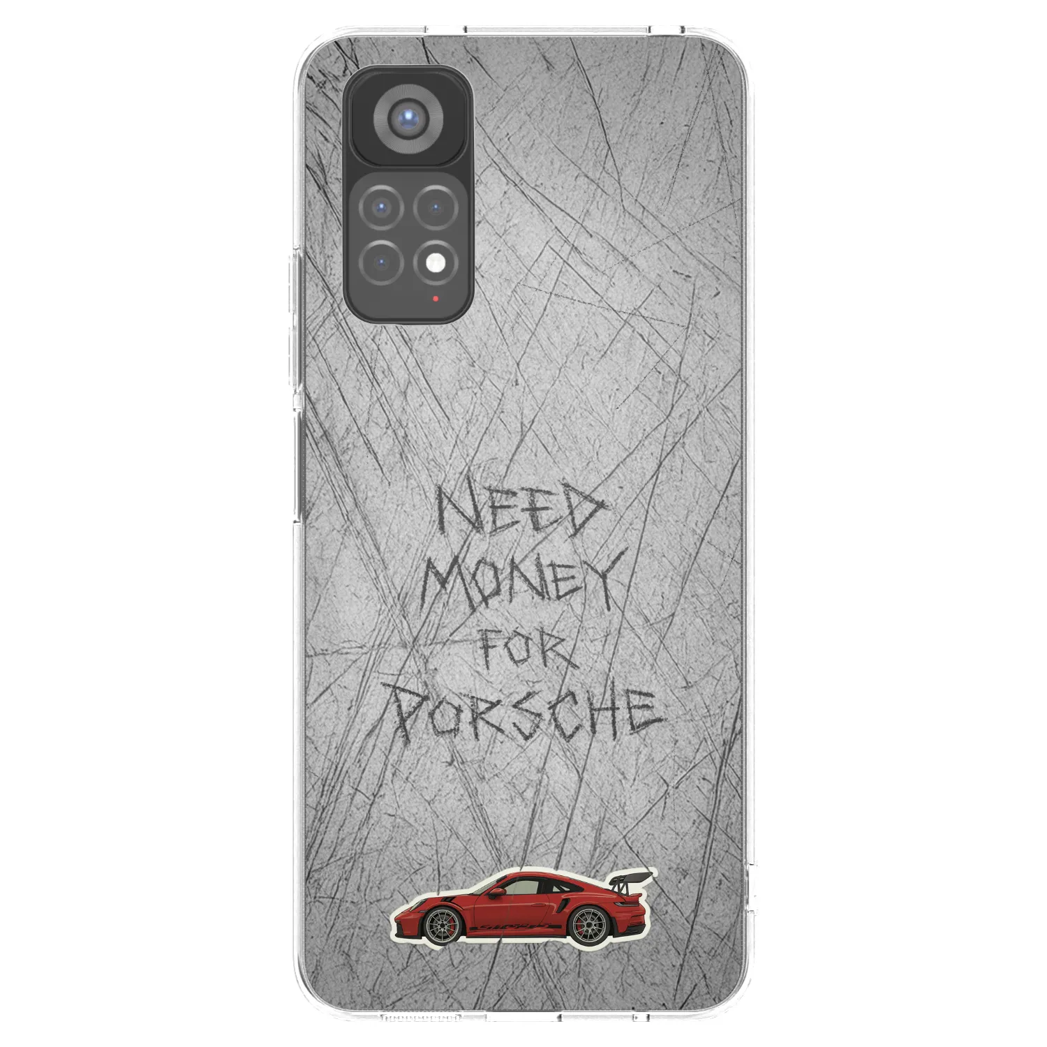 Picasee silikónový prehľadný obal pre Xiaomi Redmi Note 11S 5G - Garage Scratch