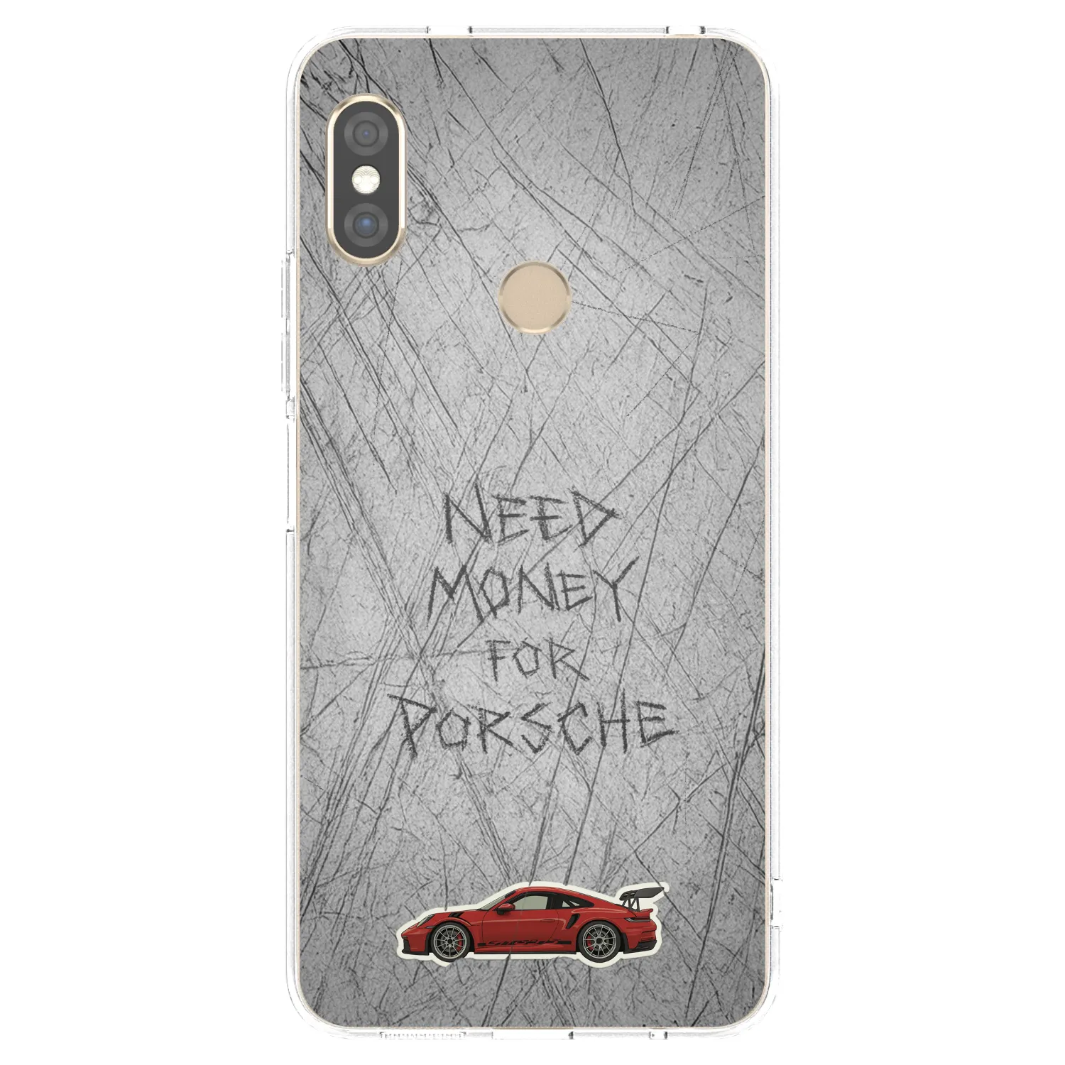 Picasee silikónový prehľadný obal pre Xiaomi Redmi Note 5 Global - Garage Scratch