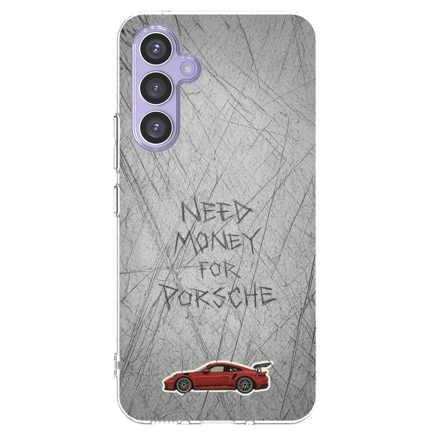 Picasee silikónový prehľadný obal pre Samsung Galaxy A54 5G A546B - Garage Scratch
