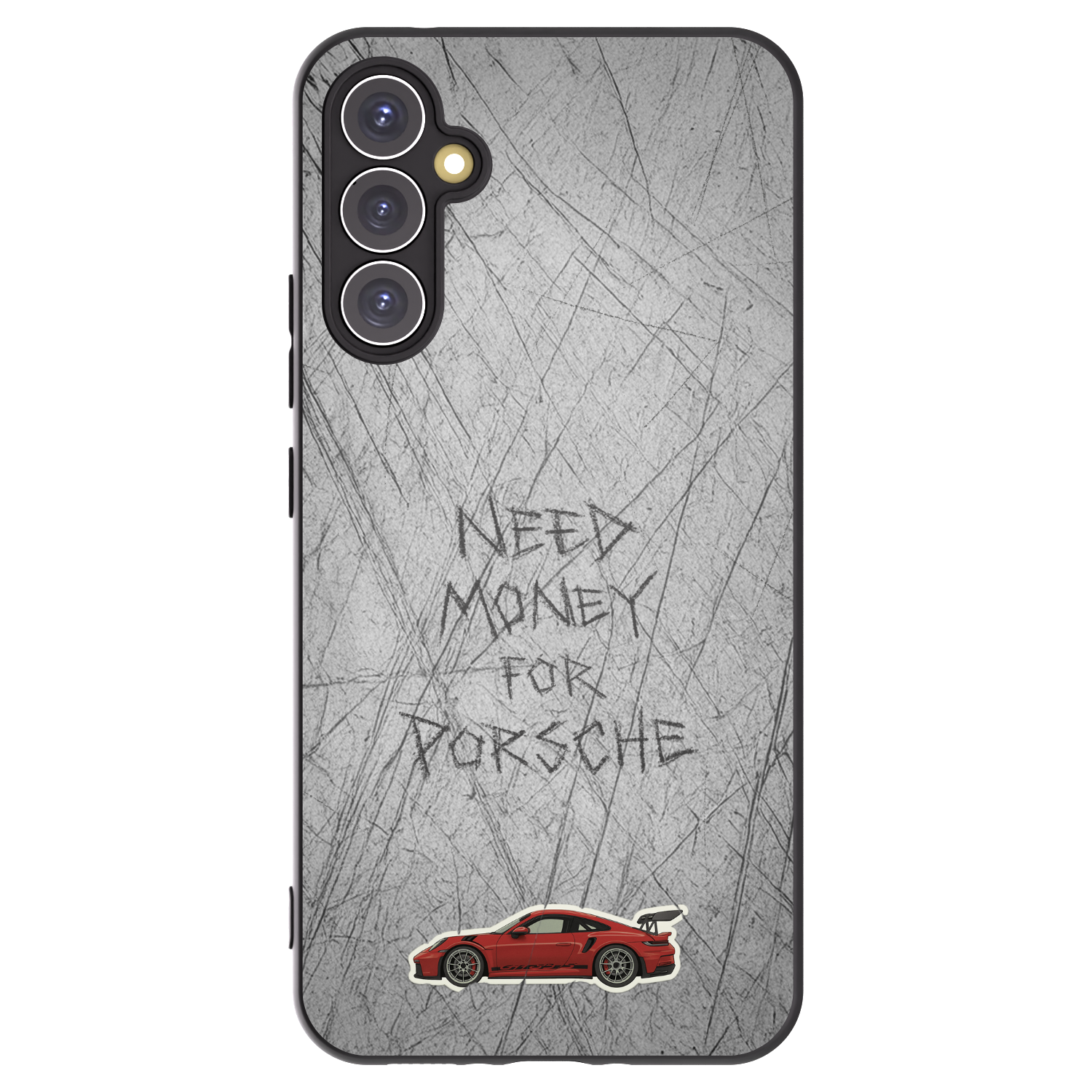 Picasee silikónový čierny obal pre Samsung Galaxy A34 5G A346B - Garage Scratch