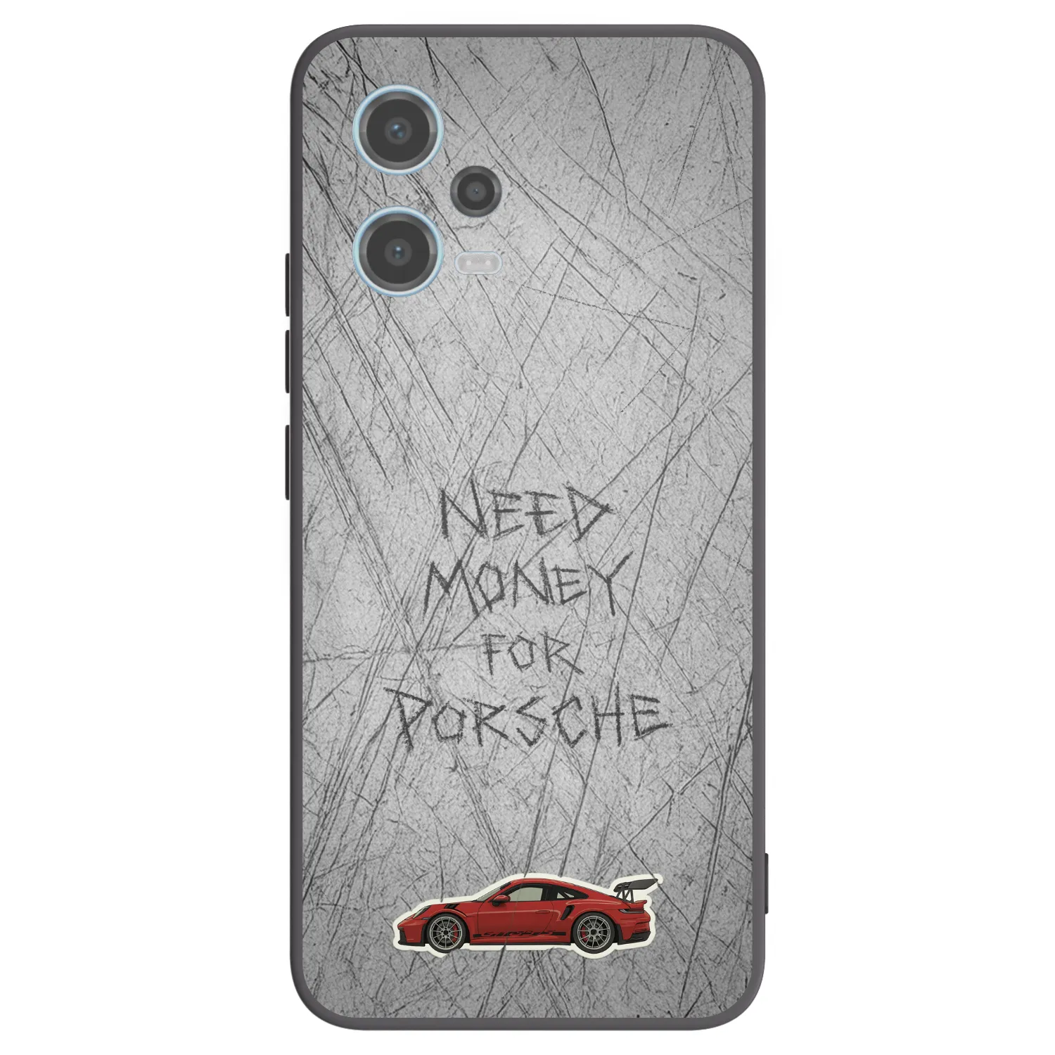Picasee silikónový čierny obal pre Xiaomi Redmi Note 12 5G - Garage Scratch