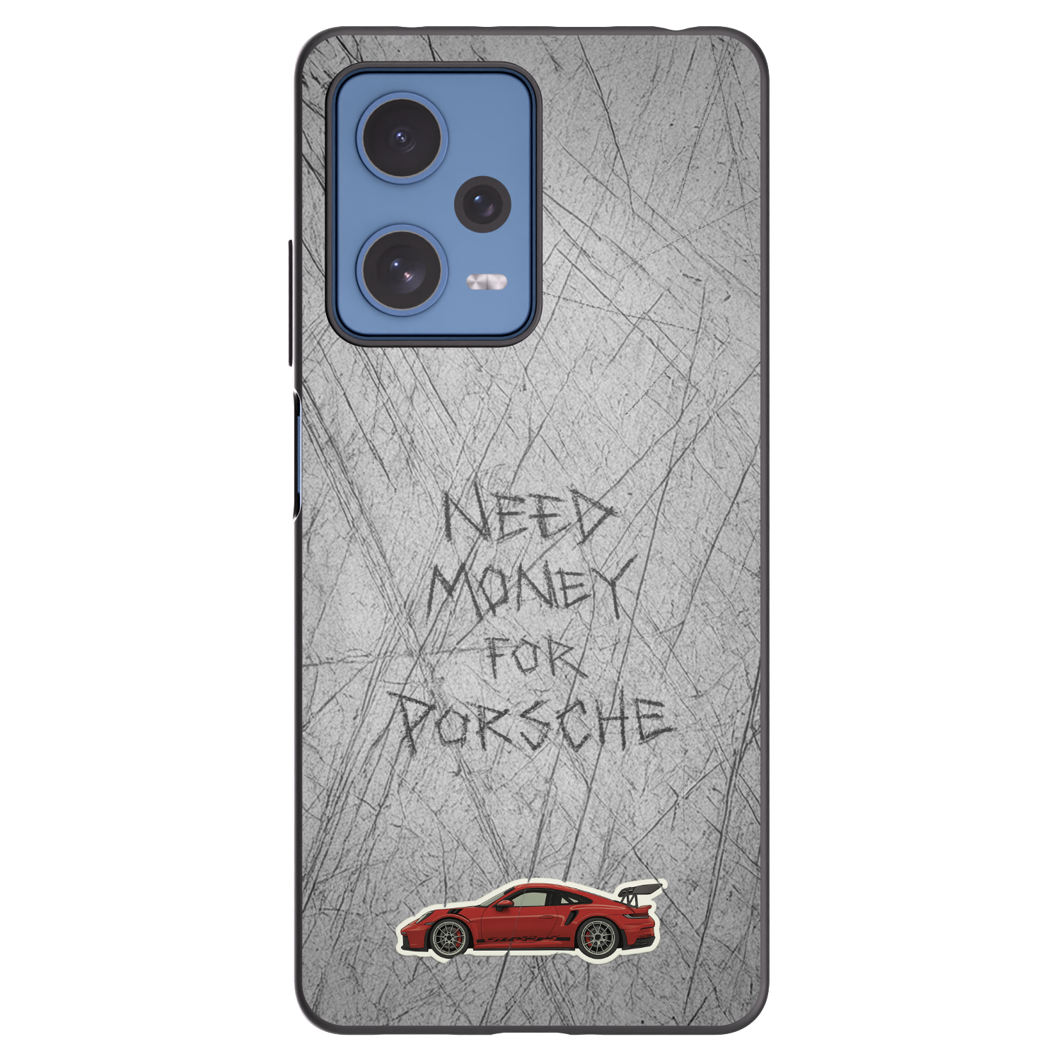 Picasee silikónový čierny obal pre Xiaomi Redmi Note 12 Pro 5G - Garage Scratch