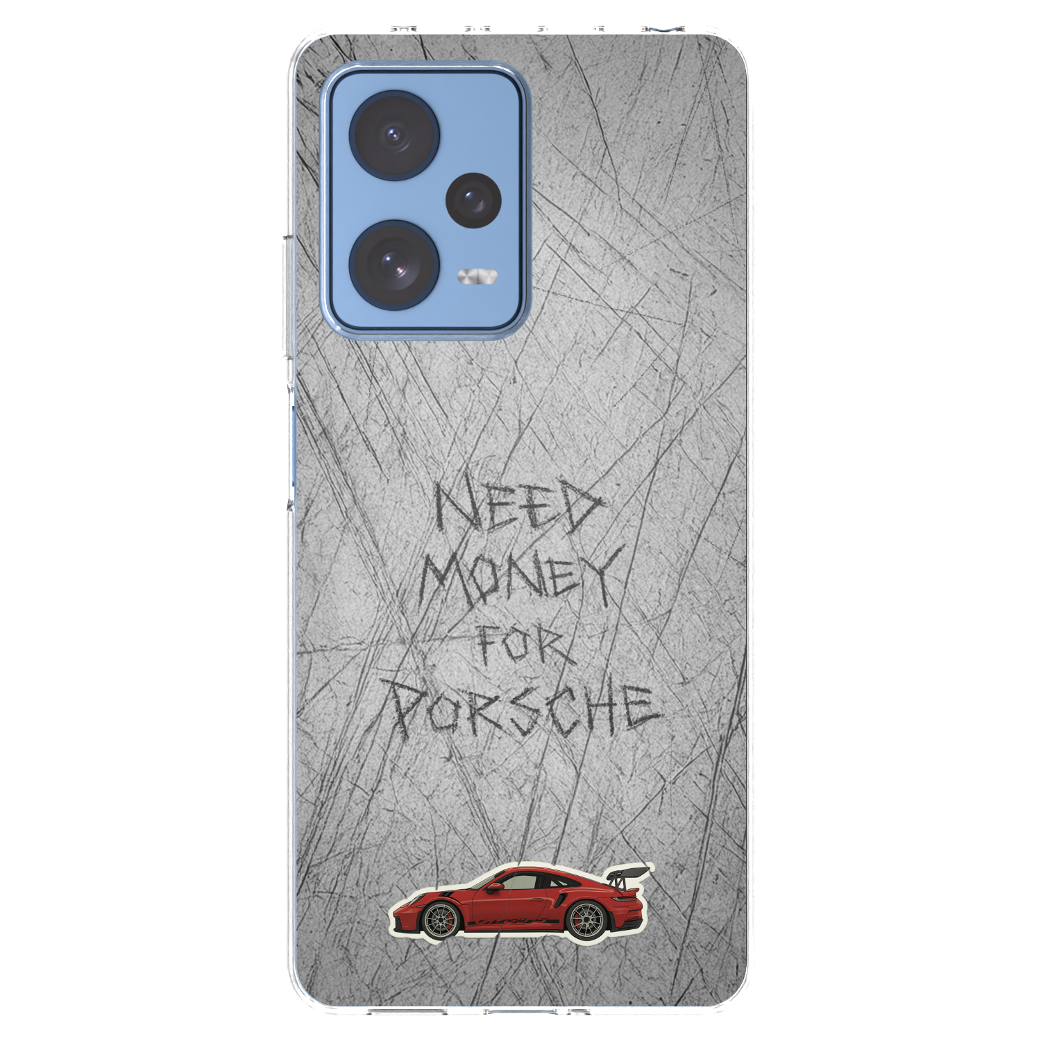 Picasee silikónový prehľadný obal pre Xiaomi Redmi Note 12 Pro 5G - Garage Scratch
