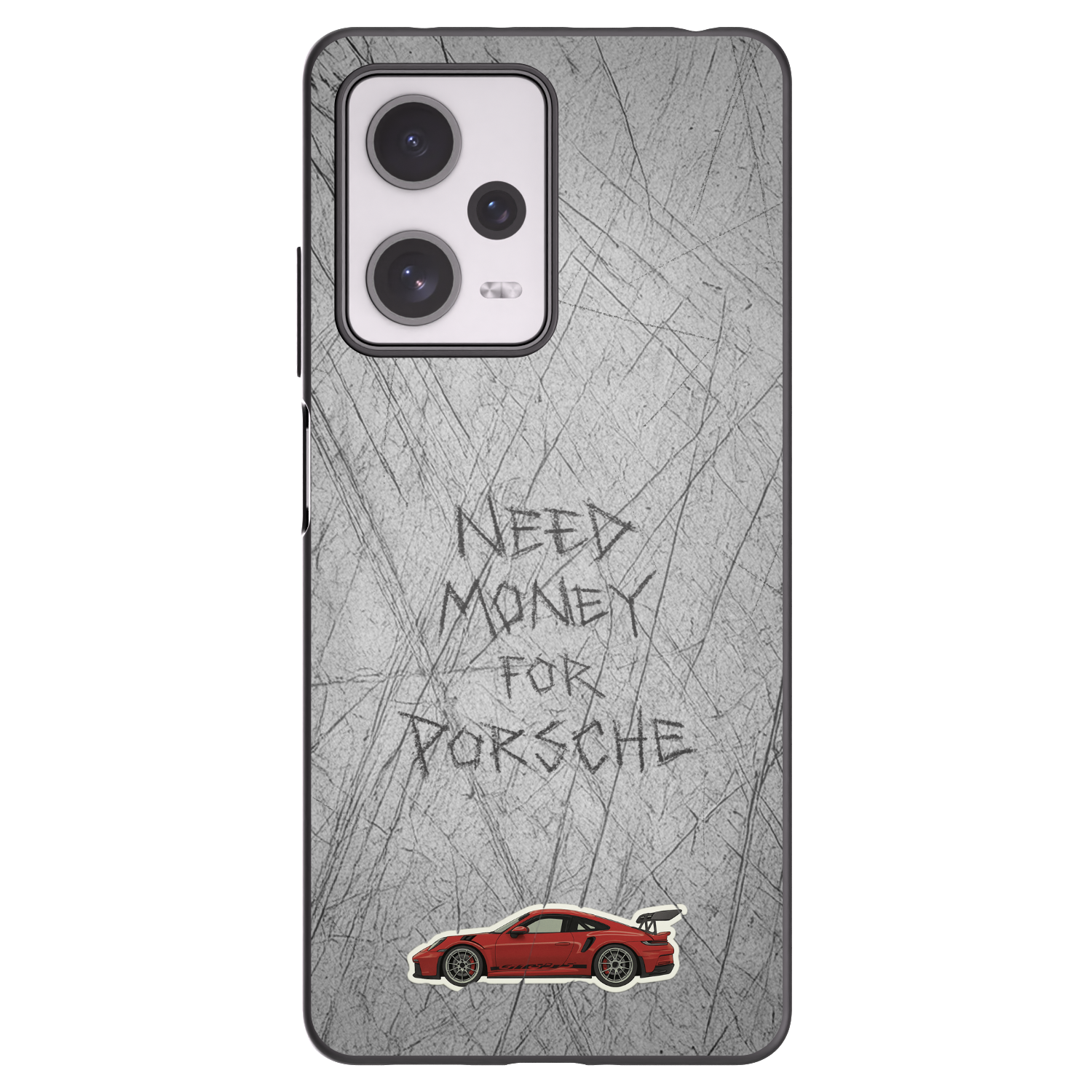 Picasee silikónový čierny obal pre Xiaomi Redmi Note 12 Pro+ 5G - Garage Scratch